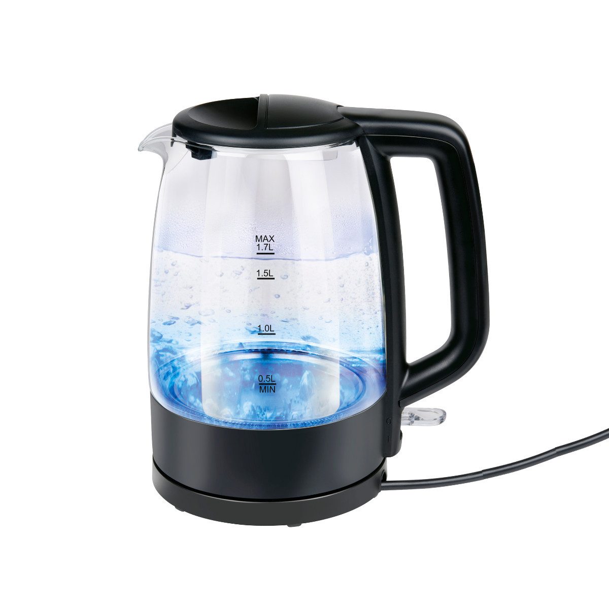 Alpina Wasserkocher alpina Wasserkocher 1,7 Liter - Wasserkocher Glas 1850-2200W