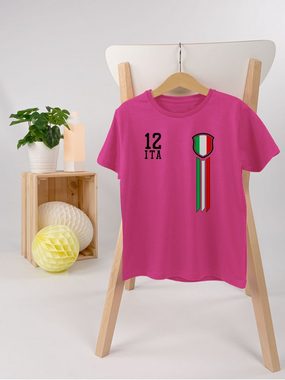 Shirtracer T-Shirt 12 Mann Italien (1-tlg) 2024 Fussball EM Fanartikel Kinder