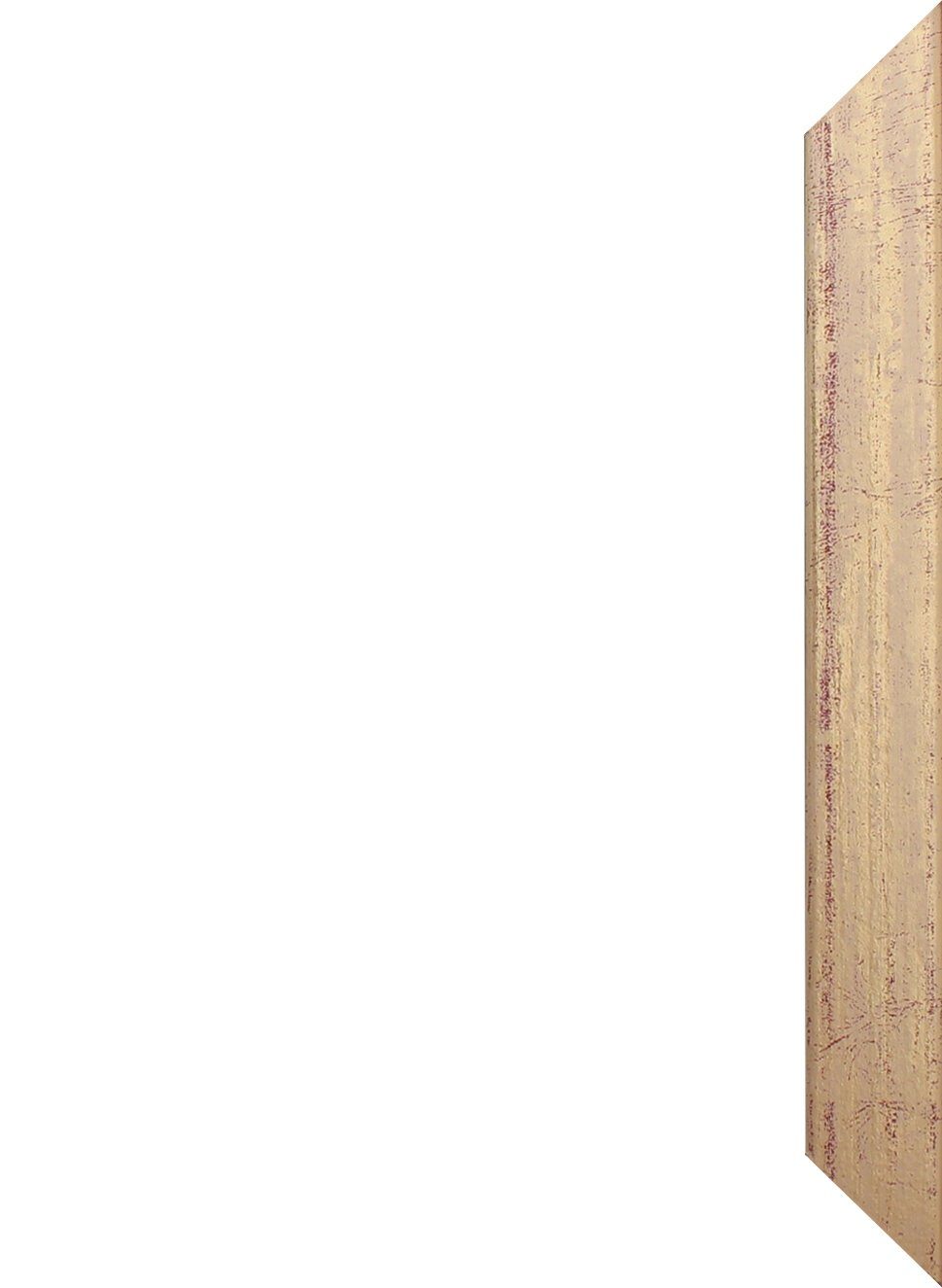 Oslo MasterLine Einzelrahmen Bilderrahmen 50 cm gekalkt), geeignet {weiß massiv, Echtglas, Passepartout Fotorahmen mit x {gold} 50 Holz FSC-zertifiziert, Portraitrahmen, x (dunkelbraun} gold 60 60