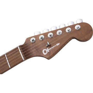 Charvel E-Gitarre, USA Select DK24 HSS 2PT CM QM Autumn Glow - Custom E-Gitarre