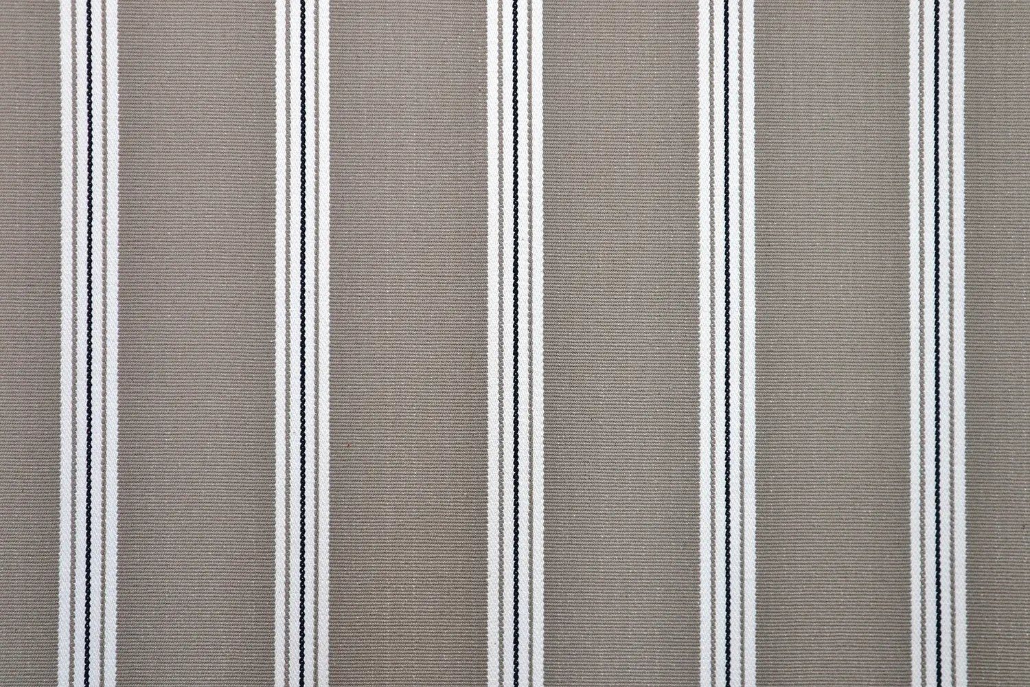 Stofferia Stoff Polsterstoff Jacquard Streifen Knightsbridge Beige, Meterware