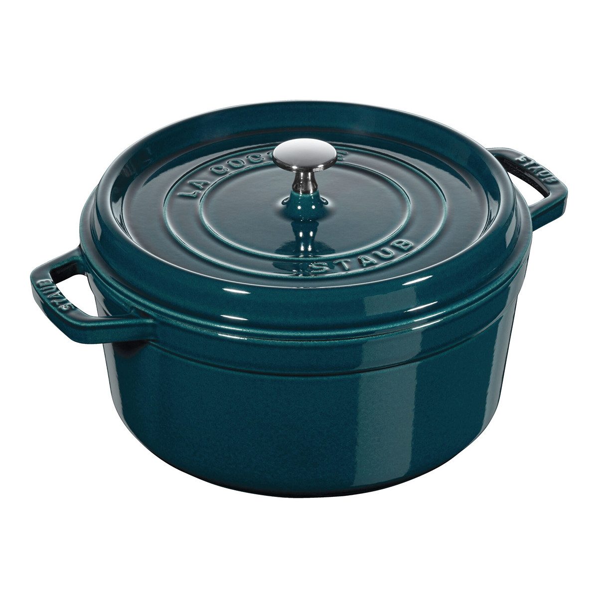 Staub Bratentopf Staub La Cocotte Töpfe und Pfannen Cocotte, 28 cm La-Mer Gusseisen, (1-tlg)