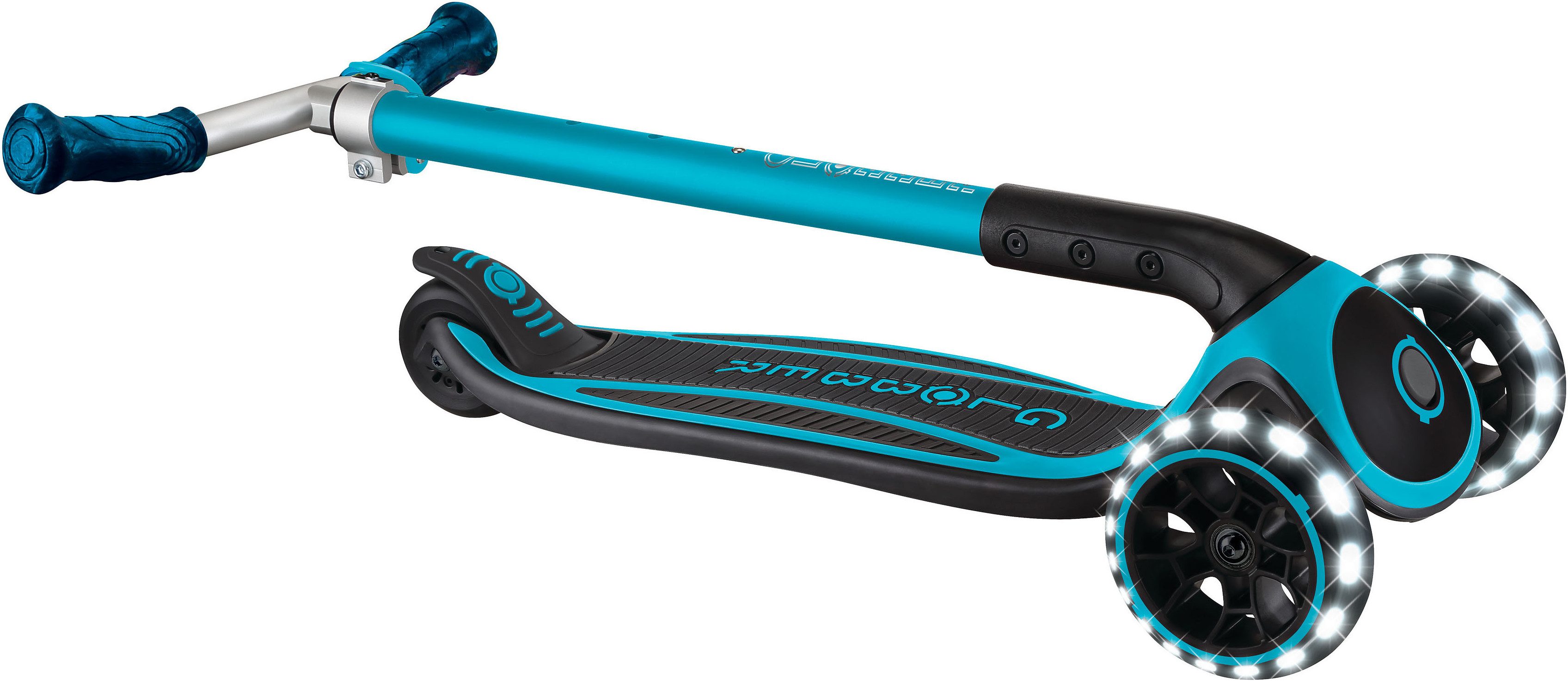 Globber Tretroller ACE LIGHTS, mit Leuchtrollen