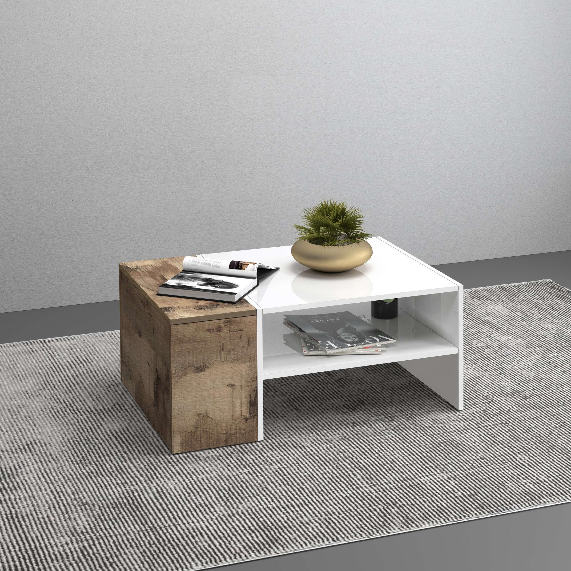 INOSIGN Couchtisch Coro, Couchtisch, Couchtisch mit seitlichem Stauraum,Sof günstig online kaufen