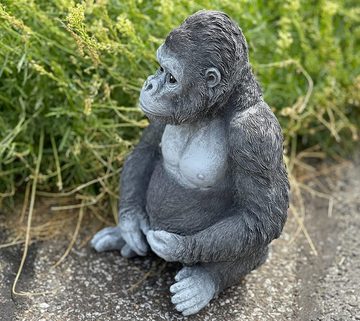 Stone and Style Gartenfigur Steinfigur Affe Gorilla "Ben"