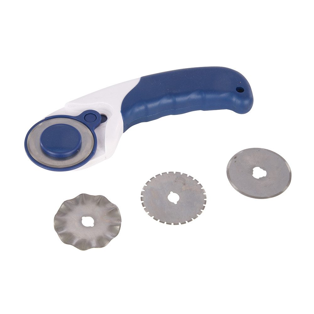 Silverline Bastelfilz 3-in-1-Rollschneider Klingen-Ø: 45 mm