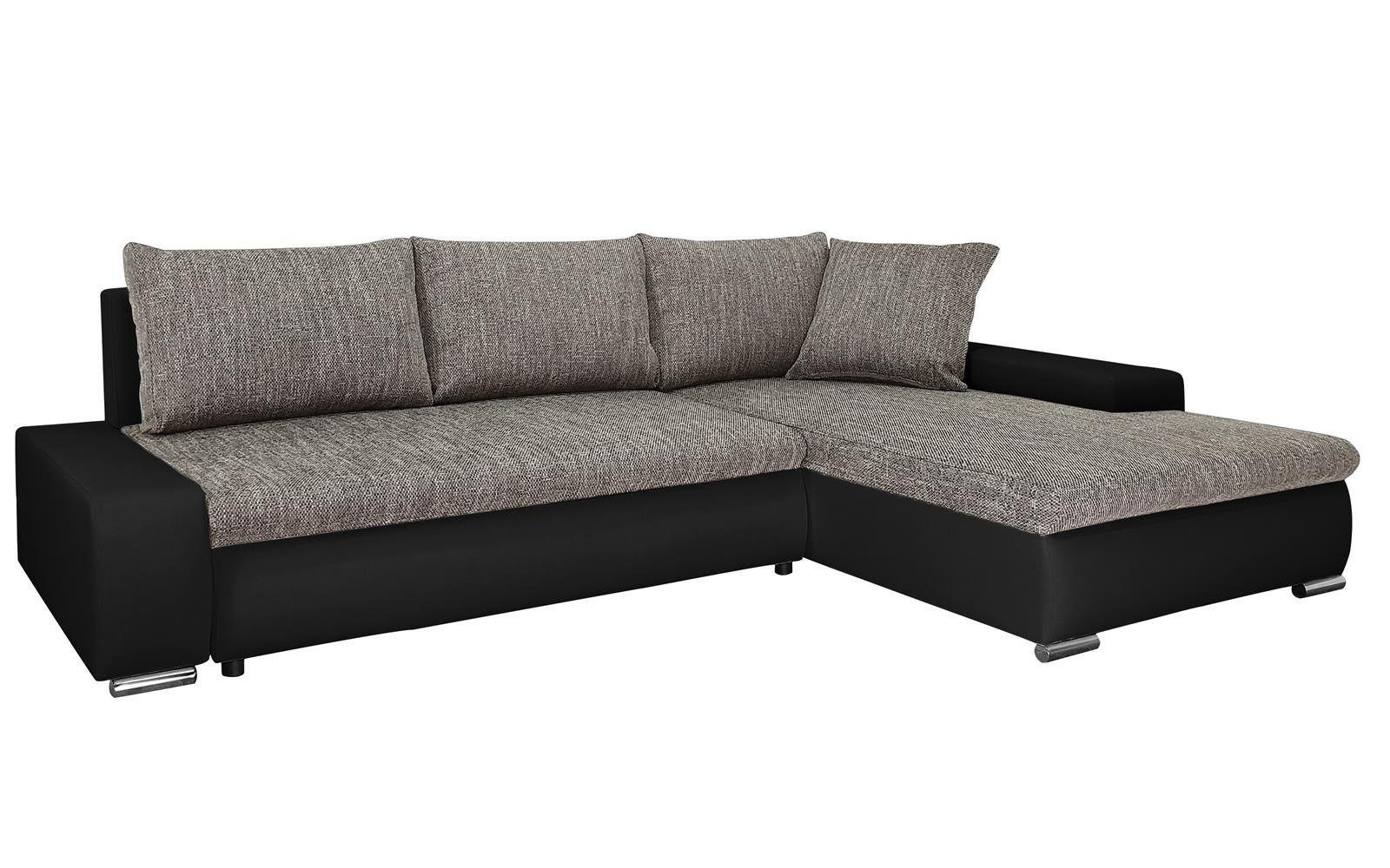 Beautysofa Polsterecke mit Schlaffunktion Teo L, günstig online kaufen