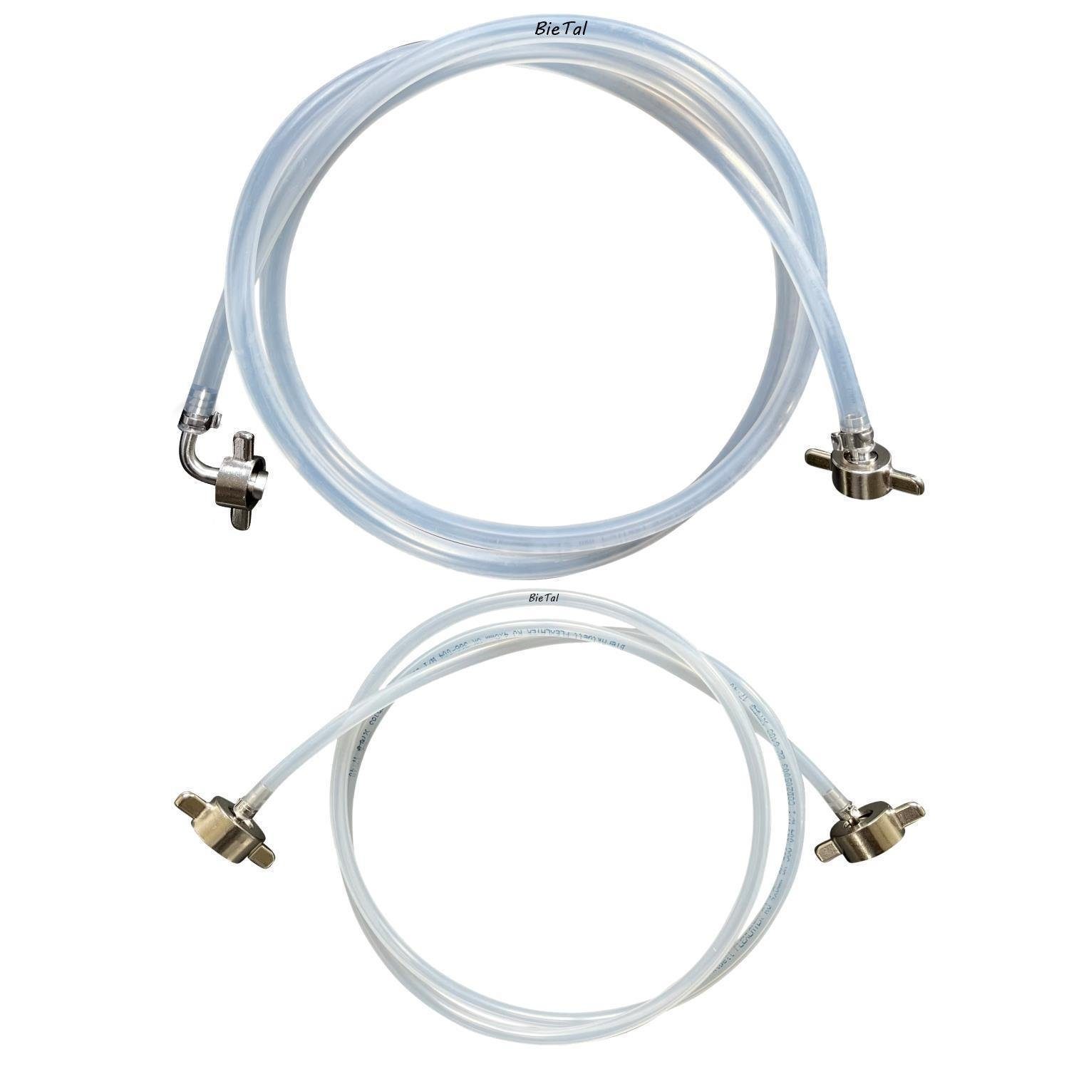 BieTal Zapfanlage Schlauchpaket Bier und CO2 komplett mit 7mm Bierleitung