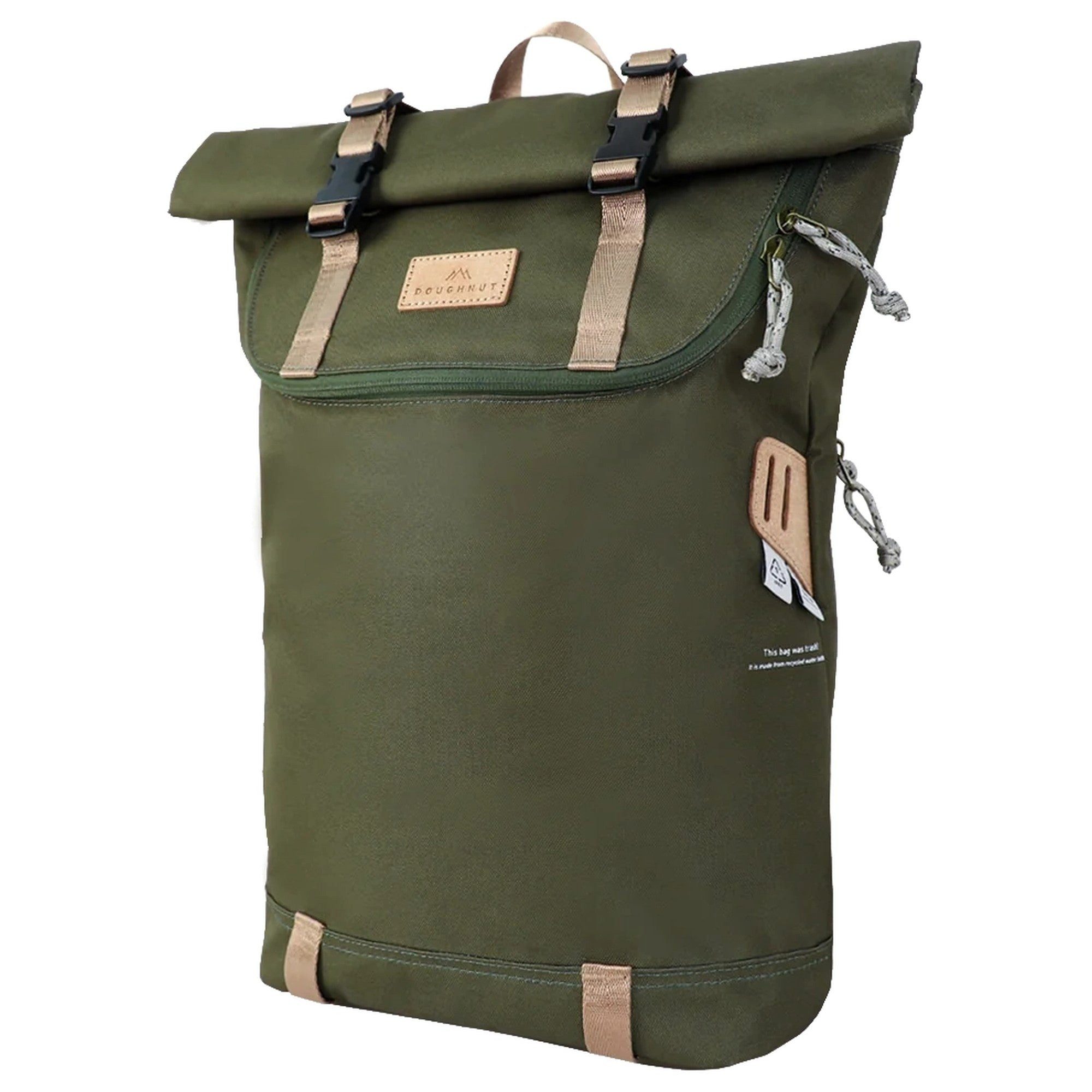 Doughnut Rucksack Christopher Small Reborn 12 - Rolltop Rucksack 40 cm (army)
