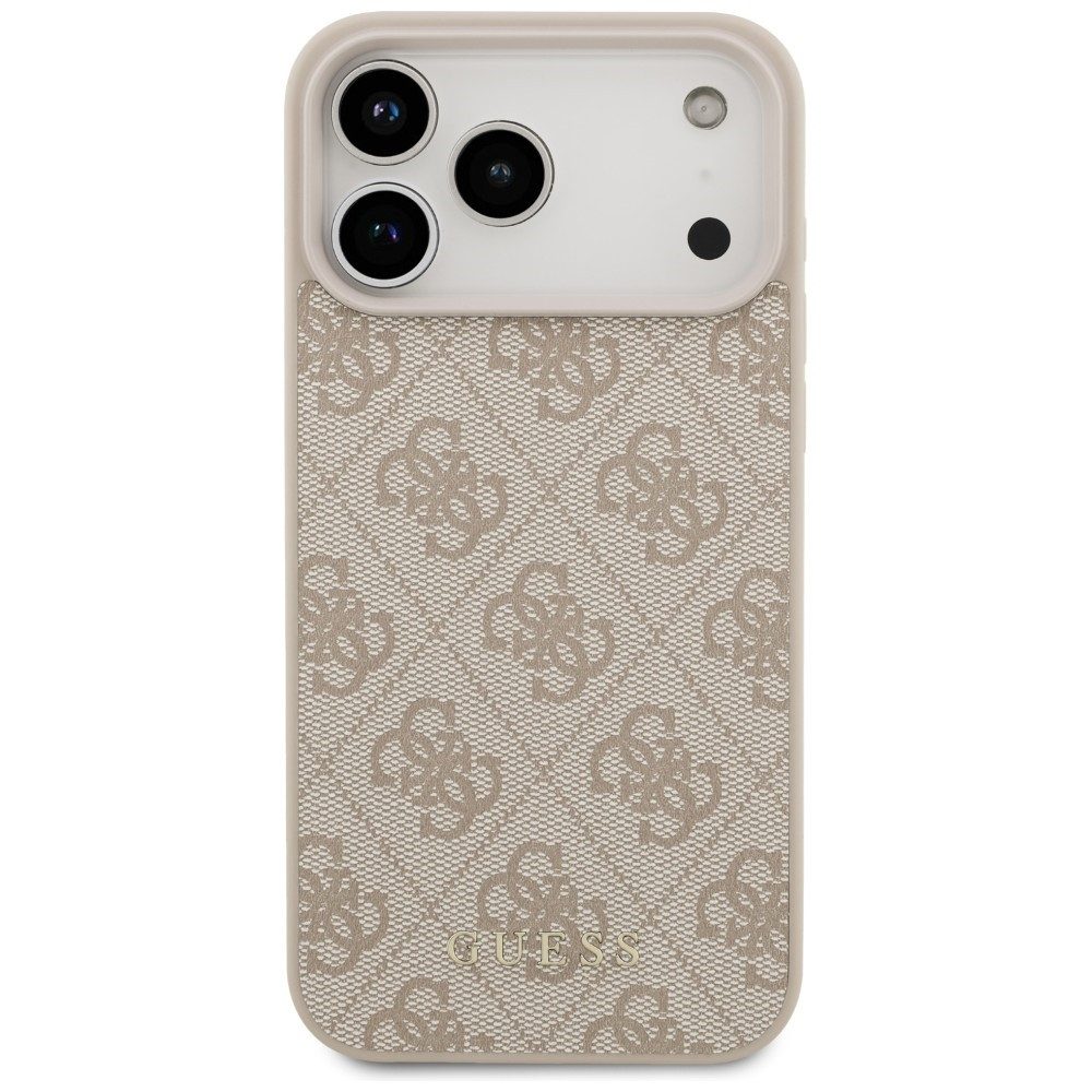Guess Handyhülle Classic iPhone 18 Pro Max Schutzhülle Case Kunstleder Logo Metall 6,9 Zoll, Kantenschutz – Bild 3 von 5
