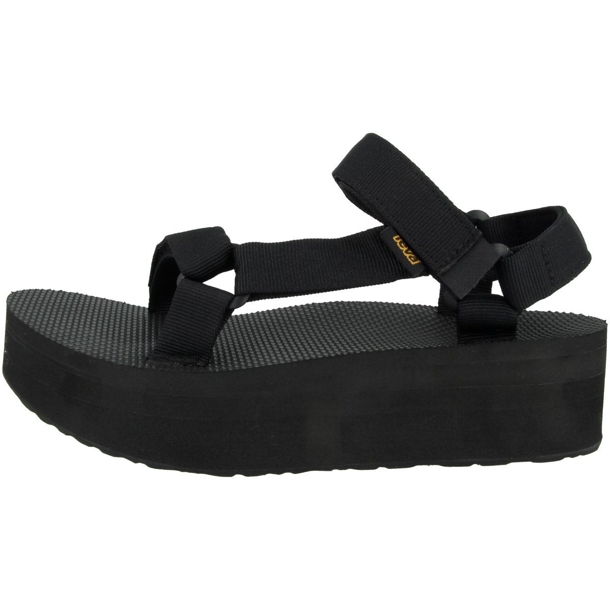 Teva Flatform Universal Damen Sandale schwarz