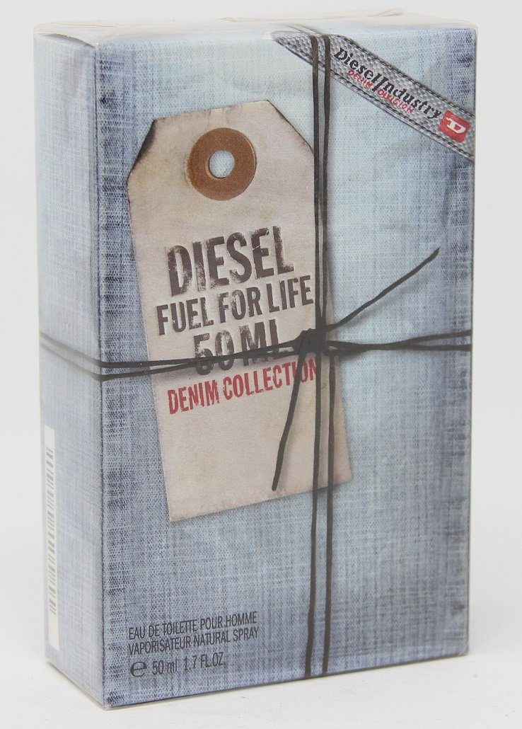 Diesel Eau de Toilette Diesel de Life 50ml Toilette For Denim Fuel Collection Eau