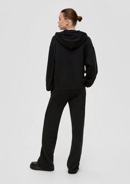 QS Sweatshirt Sweat-Hoodie mit Stitching, QS x ELIF Stickerei