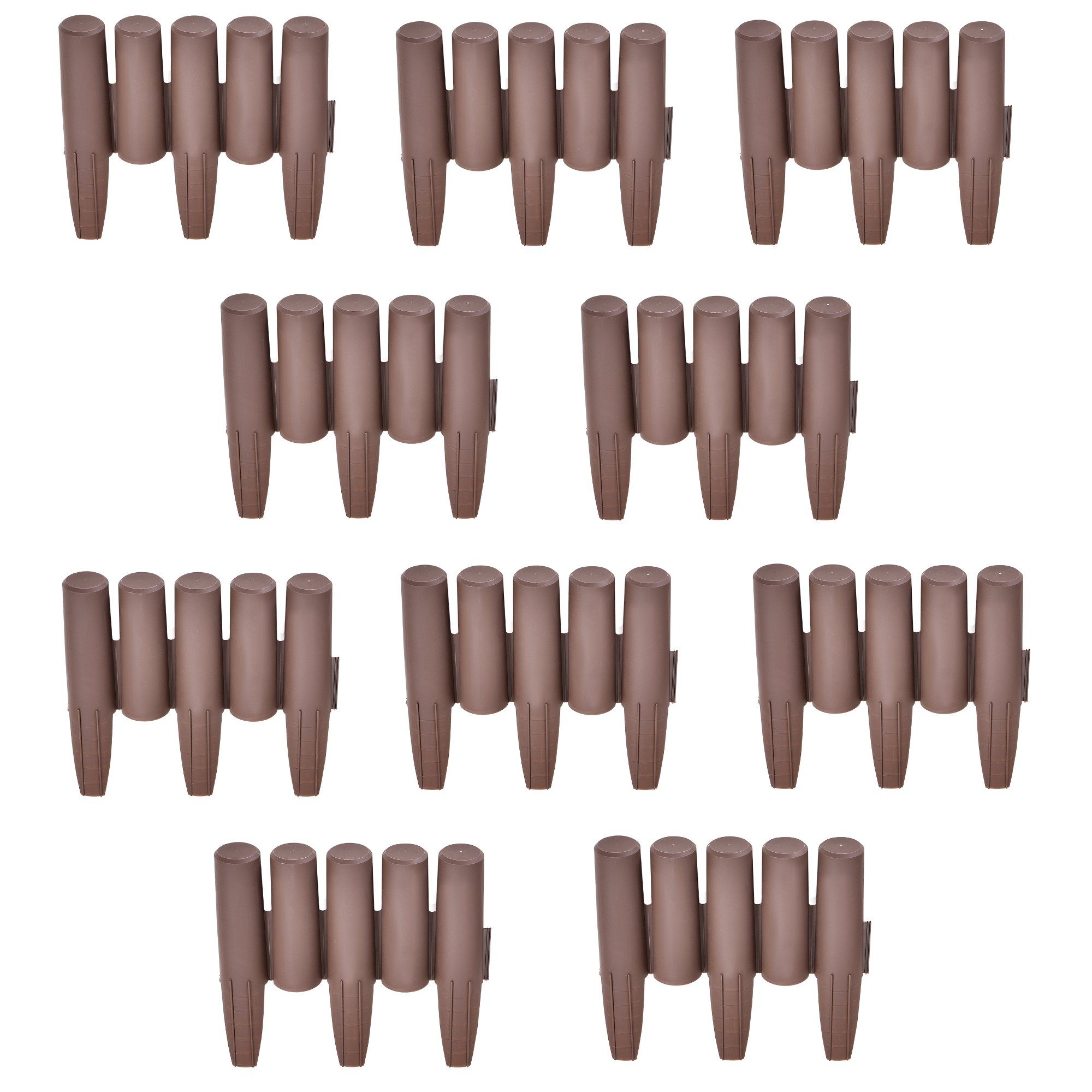 casa.pro Frühbeet (10 St., 10er Set), Palisade Beetumrandung