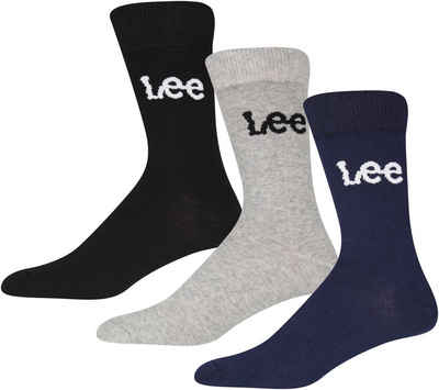 Lee® Sportsocken BILLIE (3-Paar) atmungsaktive Baumwollmischung