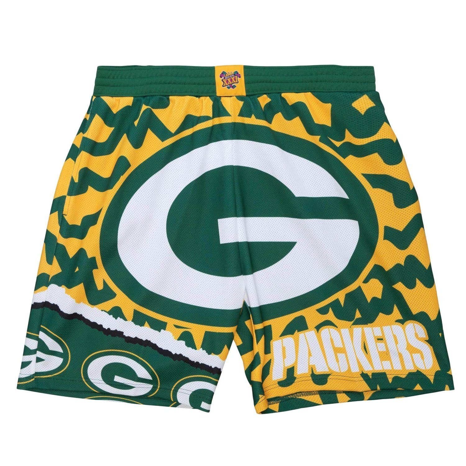Mitchell & Ness Shorts Bay Packers JUMBOTRON Green