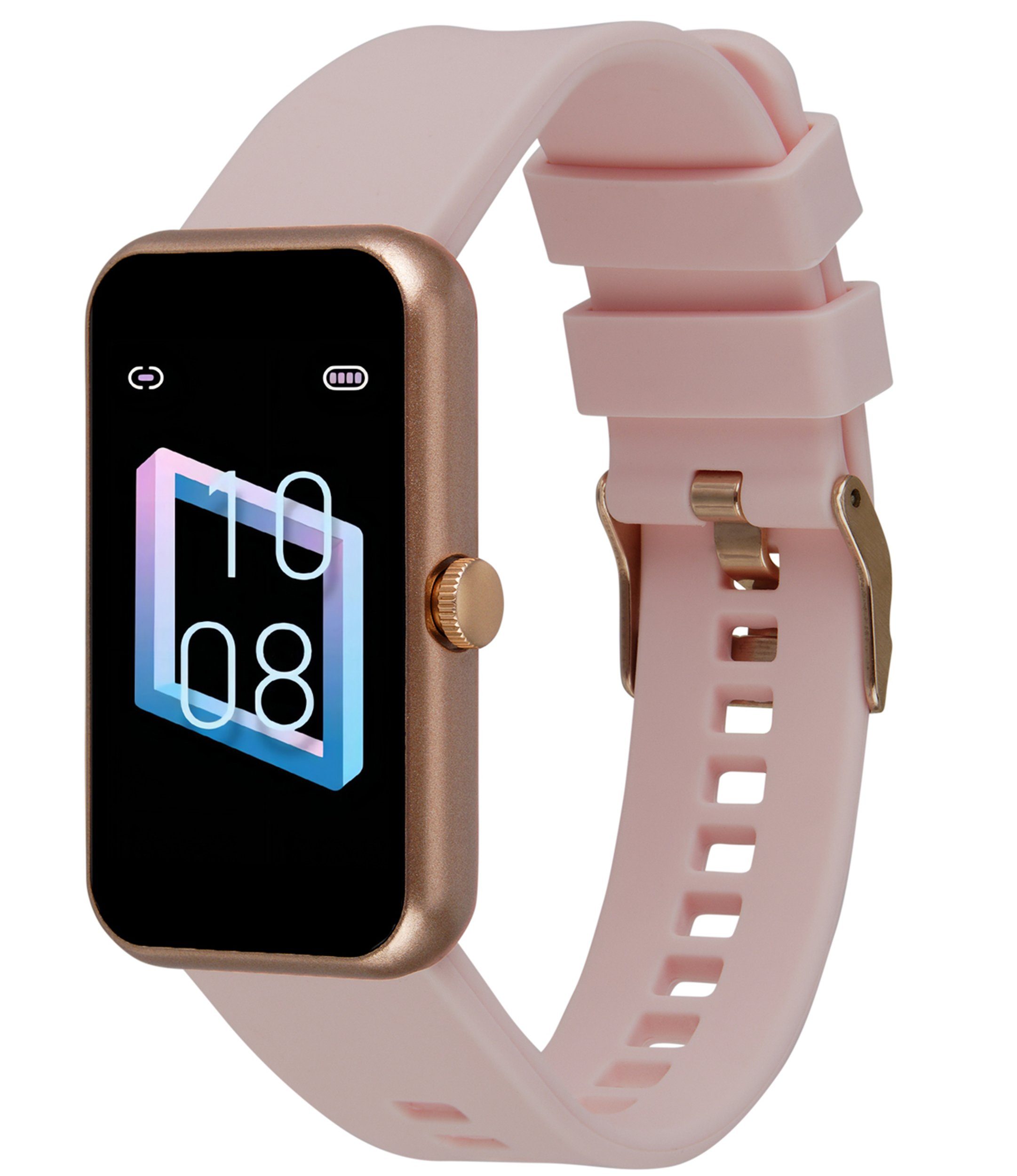 XCOAST CADIZ Fitness Tracker und Pulsuhr für Damen mit Blutdruckmessung  Smartwatch (4,5 cm/1,45 Zoll, Damen Uhr Watch für IOS und Android) IP67  Wasserdicht, HD Voll Touchscreen, Blutdruck, Blutsauerstoff, Schritte, Puls,  Kalorien