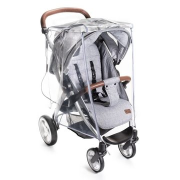 Zamboo Kinderwagen-Regenschutzhülle Universal, Regenschutz Regenverdeck für Buggy & Sportwagen mit Fenster