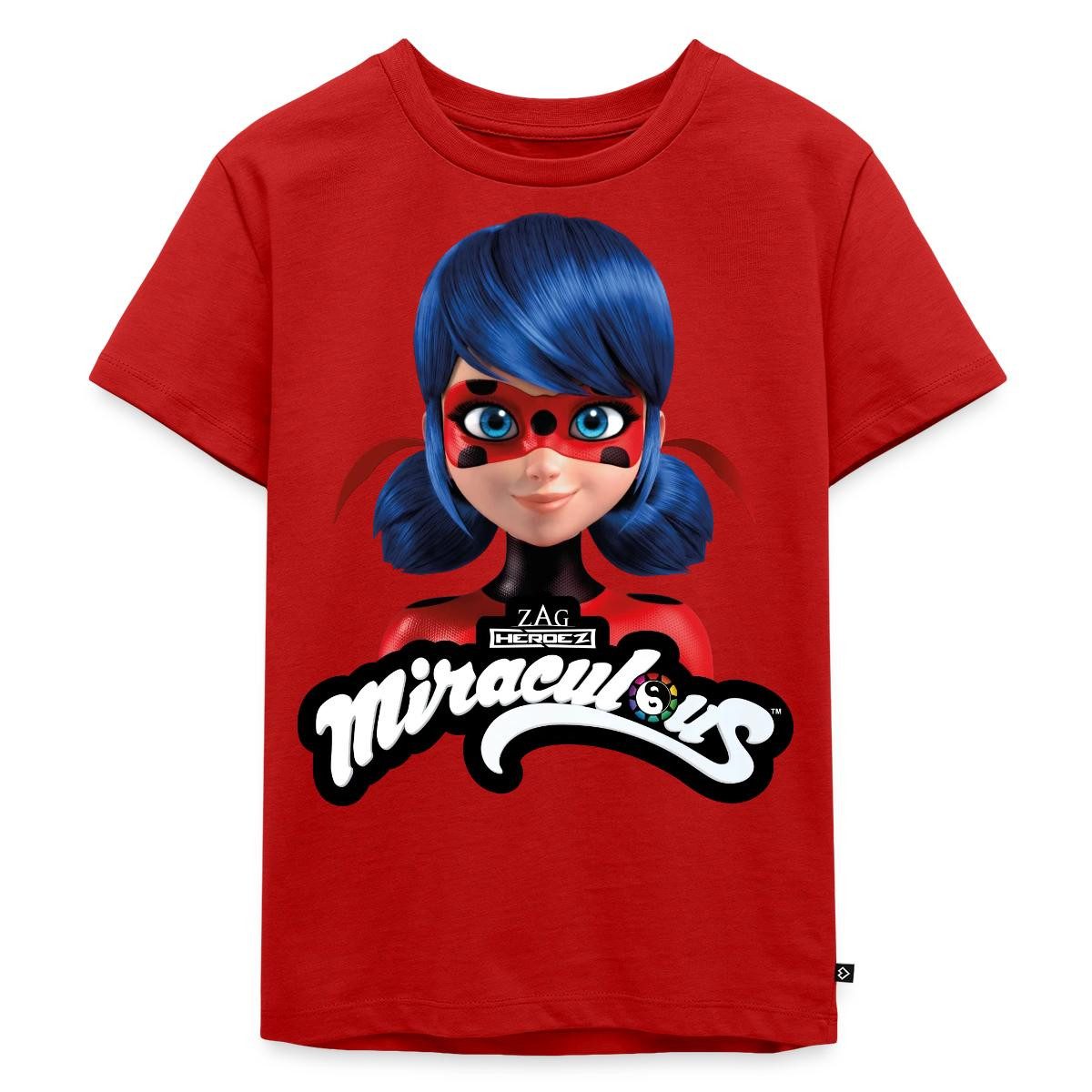 T-Shirt Miraculous Ladybug Mit Logo Kinder Premium T-Shirt
