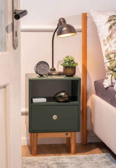 TOM TAILOR HOME Nachtkommode COLOR Bedside Cabinet - 61 x 40 x 33,5 cm - gerundete Kanten, mit Push-to-Open - in vielen schönen Farben