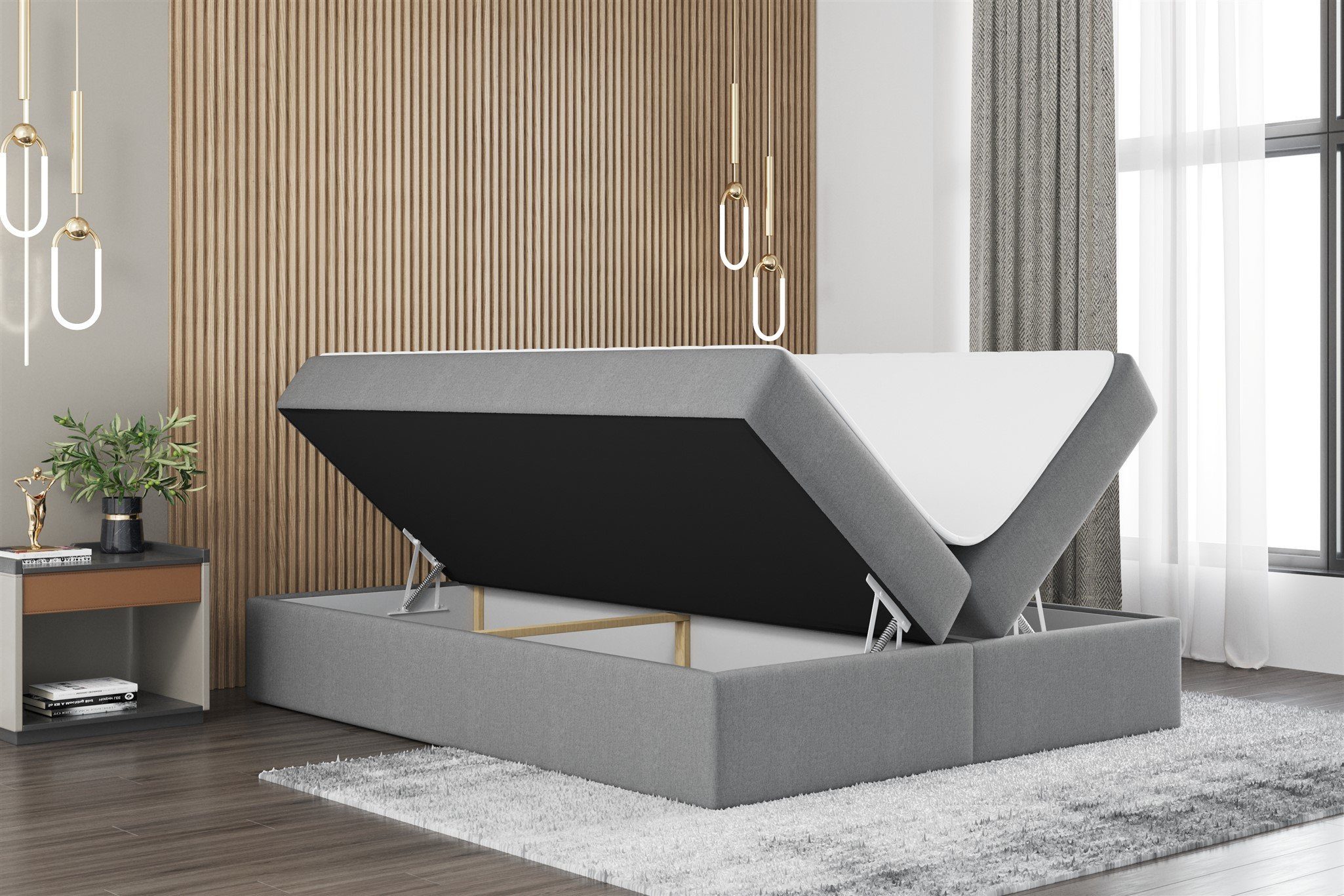 Fun Möbel Boxbett Dachschrägen-Schlafzimmerbett ANTONY in günstig online kaufen