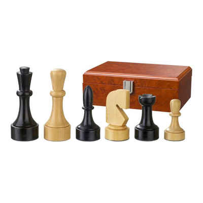 Philos Spiel, Schachfiguren - Romulus - Holz - Modern Style - Königshöhe 95 mm