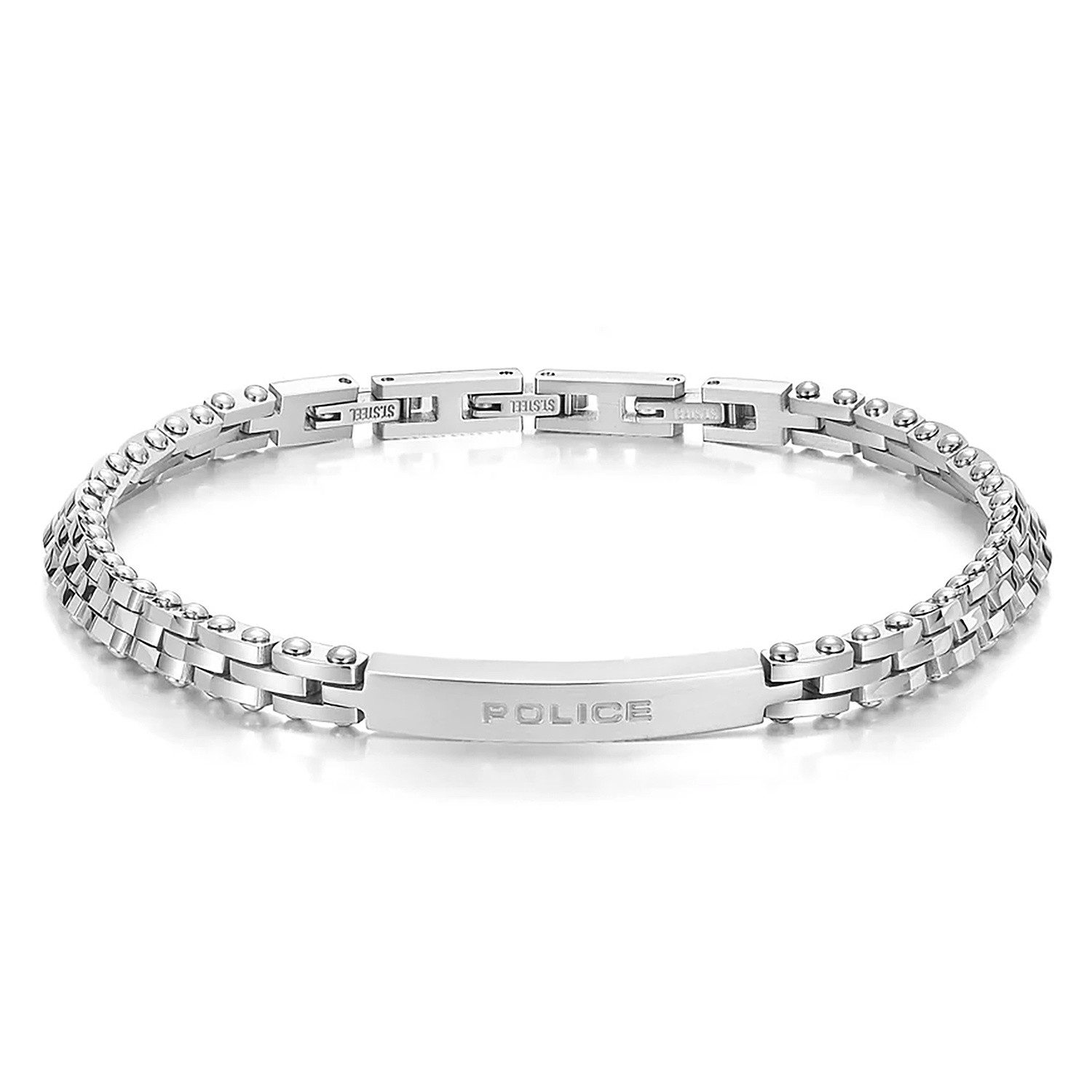 Police Gliederarmband Brick Edelstahl günstig online kaufen