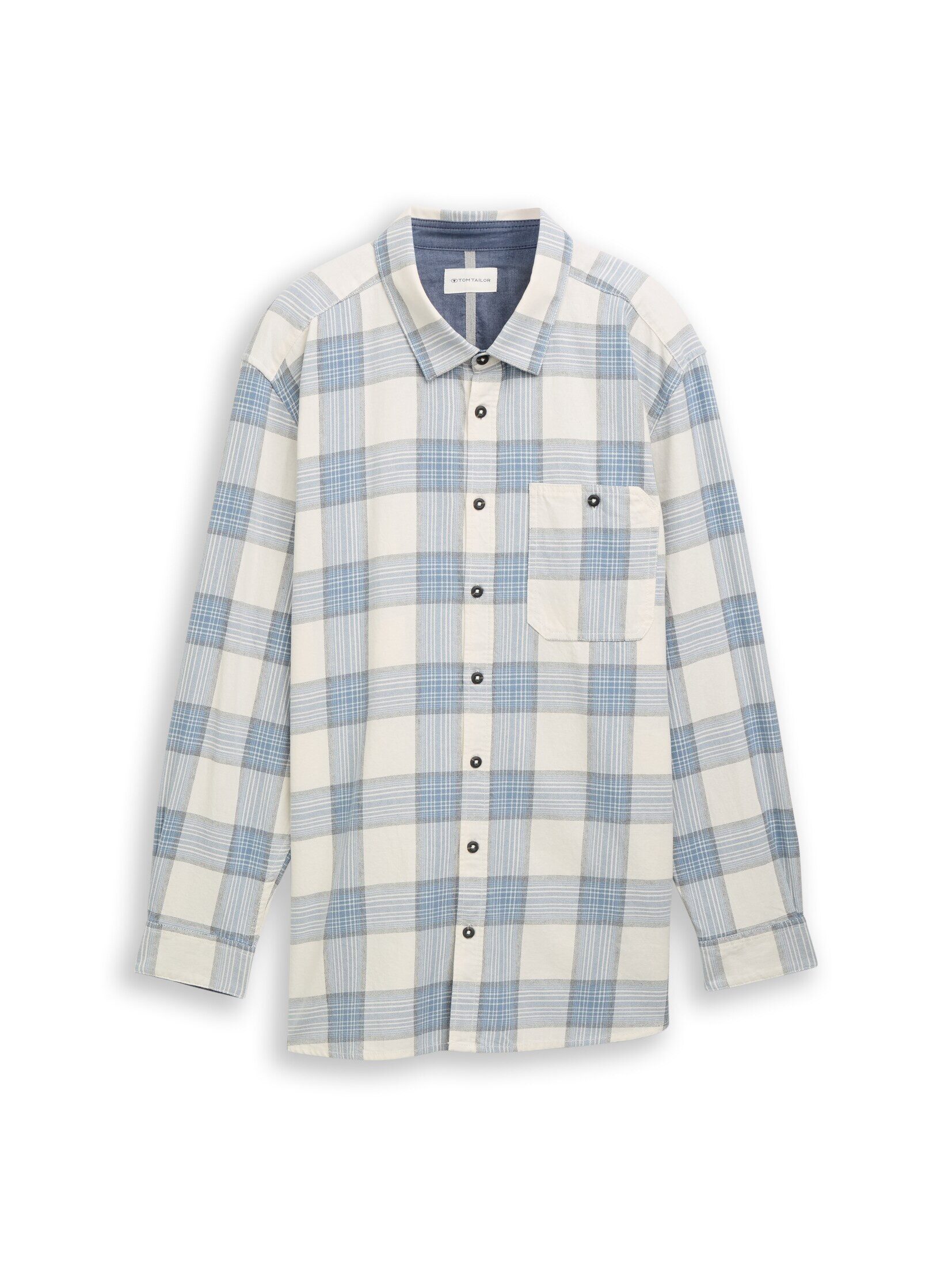 TOM TAILOR PLUS Langarmhemd Blusen & Shirts Plus Size - Hemd mit Karomuster