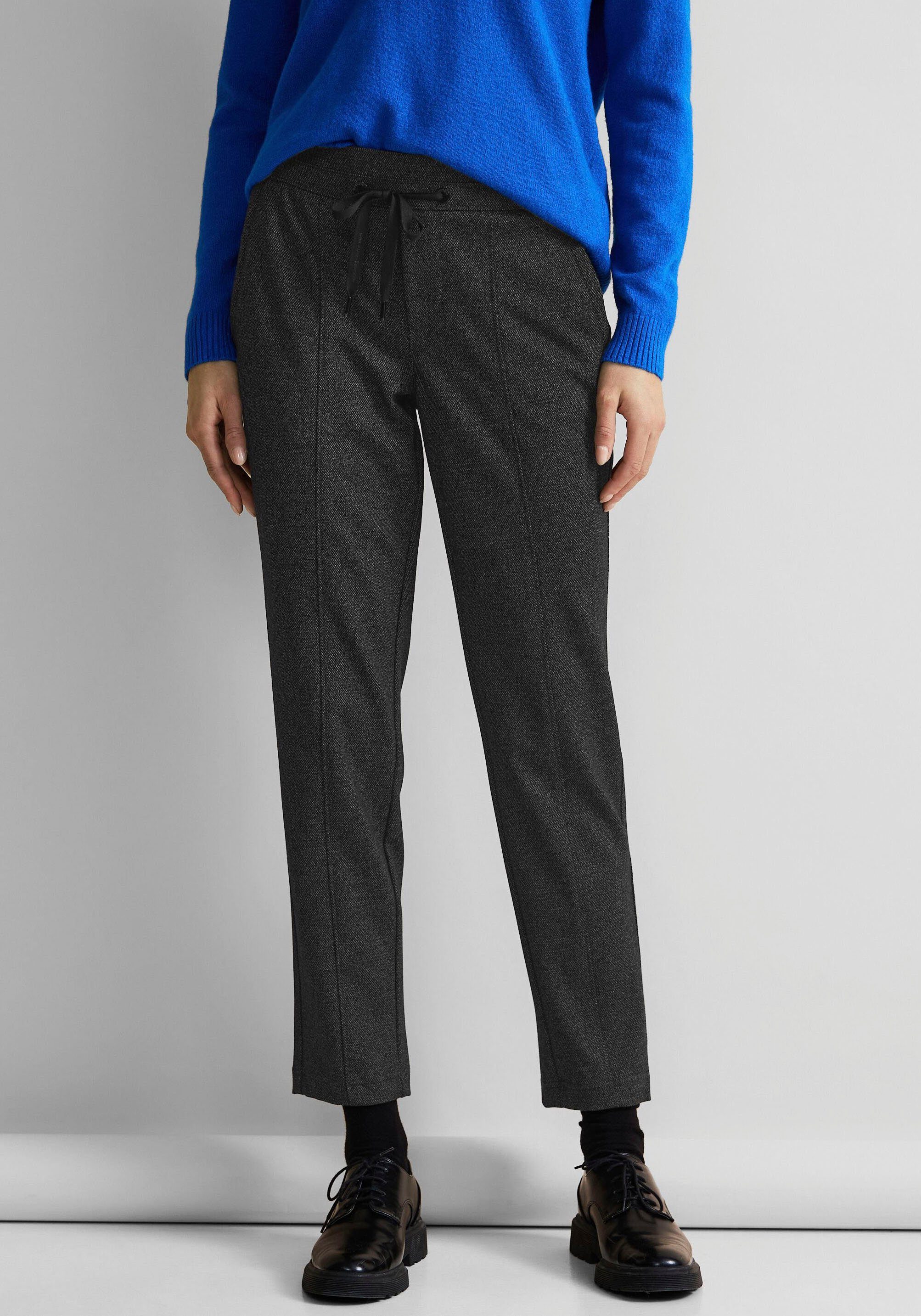 STREET ONE Jogger Pants in melierter Optik