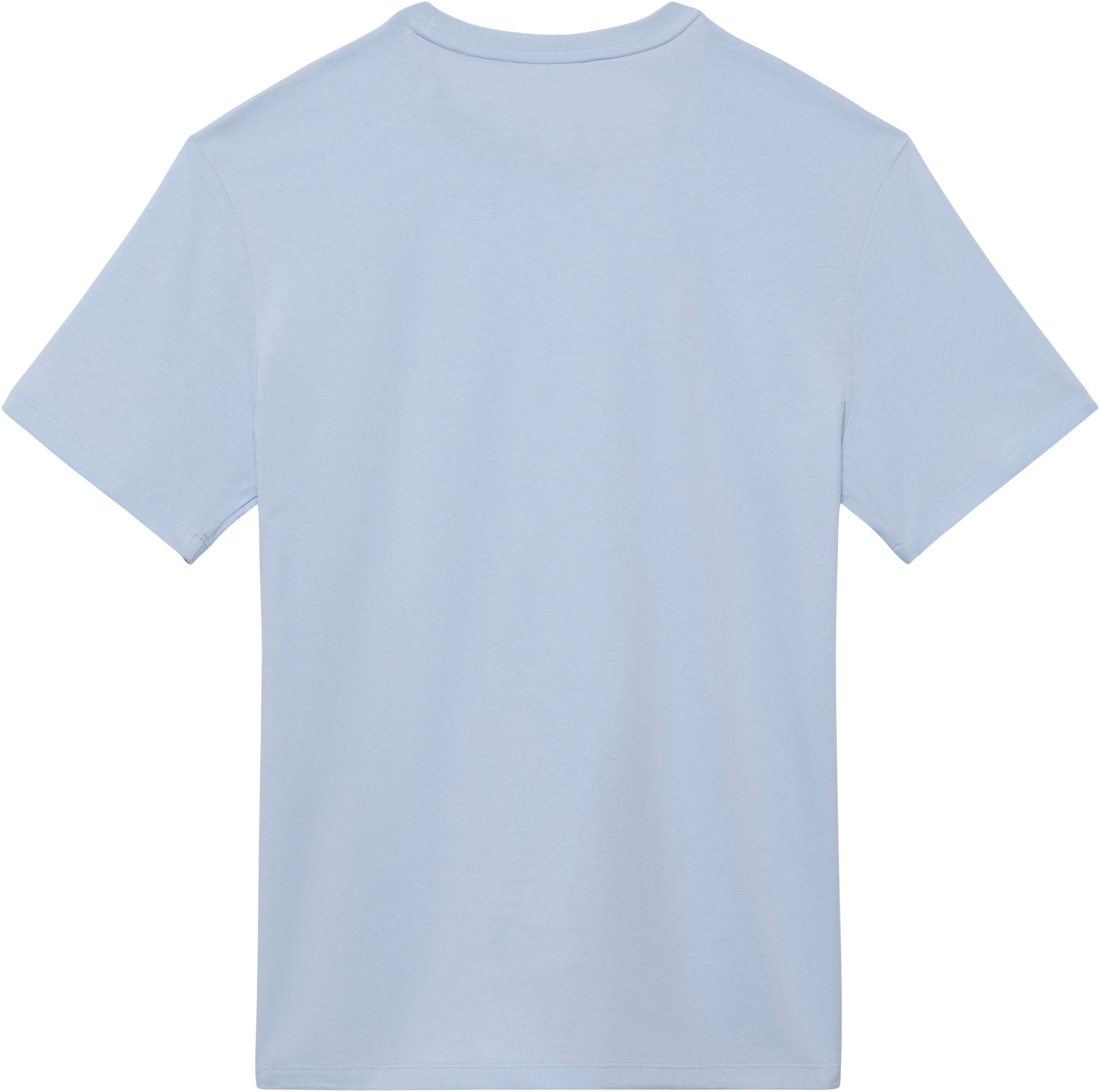 Calvin Klein T-Shirt SS MICRO LOGO CREWNECK TEE Regular fit mit Rundhalsausschnitt