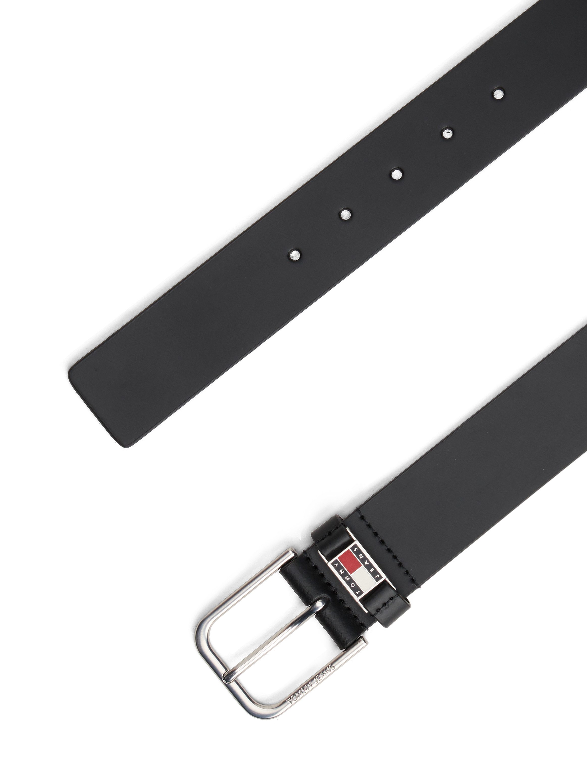 Tommy Jeans Ledergürtel TJM SCANTON quadratische Schnalle, Breite 4cm