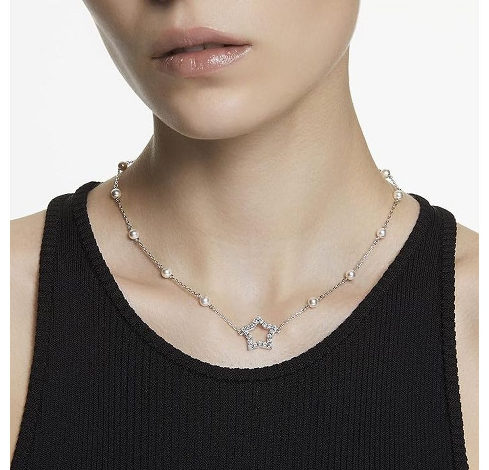 Swarovski Kette mit Anhänger Stella sil... Swarovski Kette mit Anhänger Stella sil...