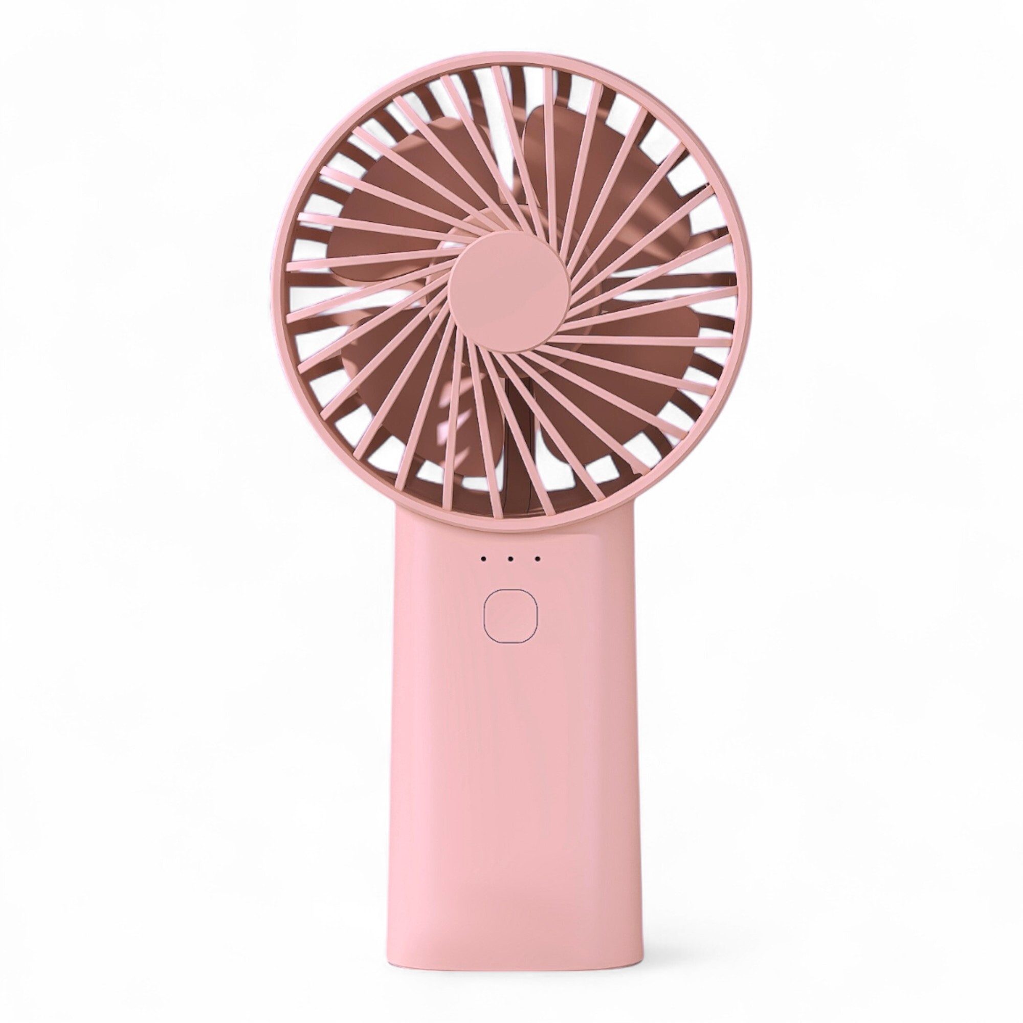Zoelibat Mini USB-Ventilator Mini Handventilator 4000mAh Akku – Leise, Tragbar, USB-C & LED-Licht, Integriertes Licht