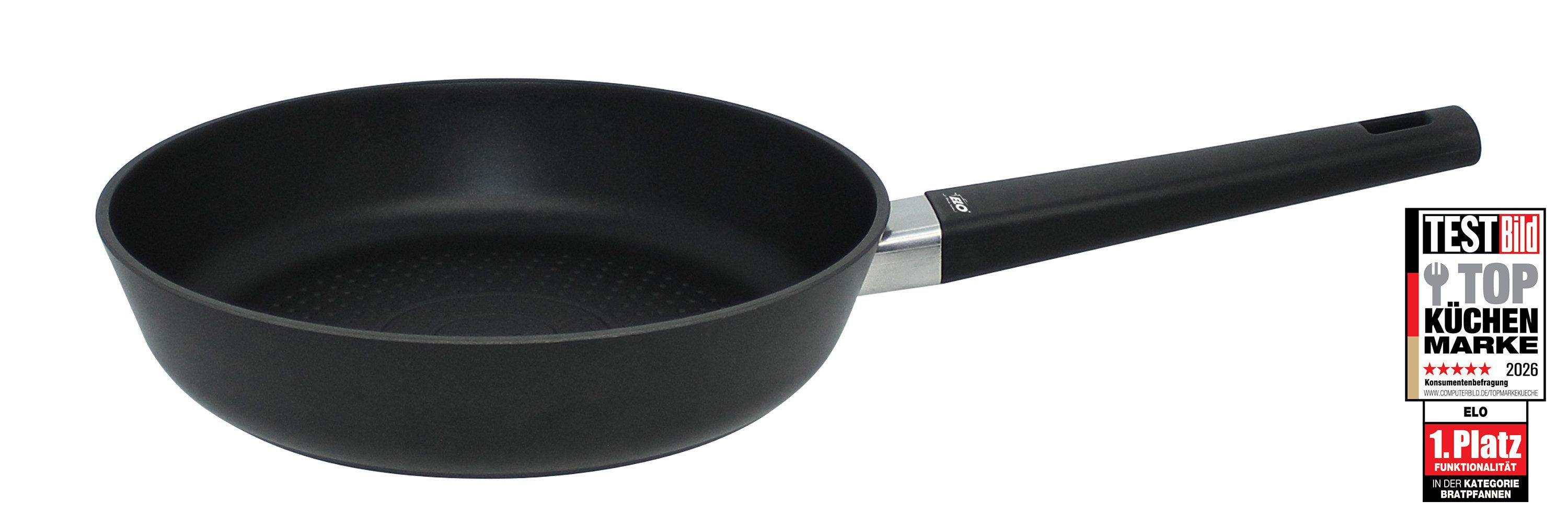 Elo Bratpfanne Smart Wave, Aluminium (1-tlg), Für alle Herdarten geeignet, inkl. Induktion