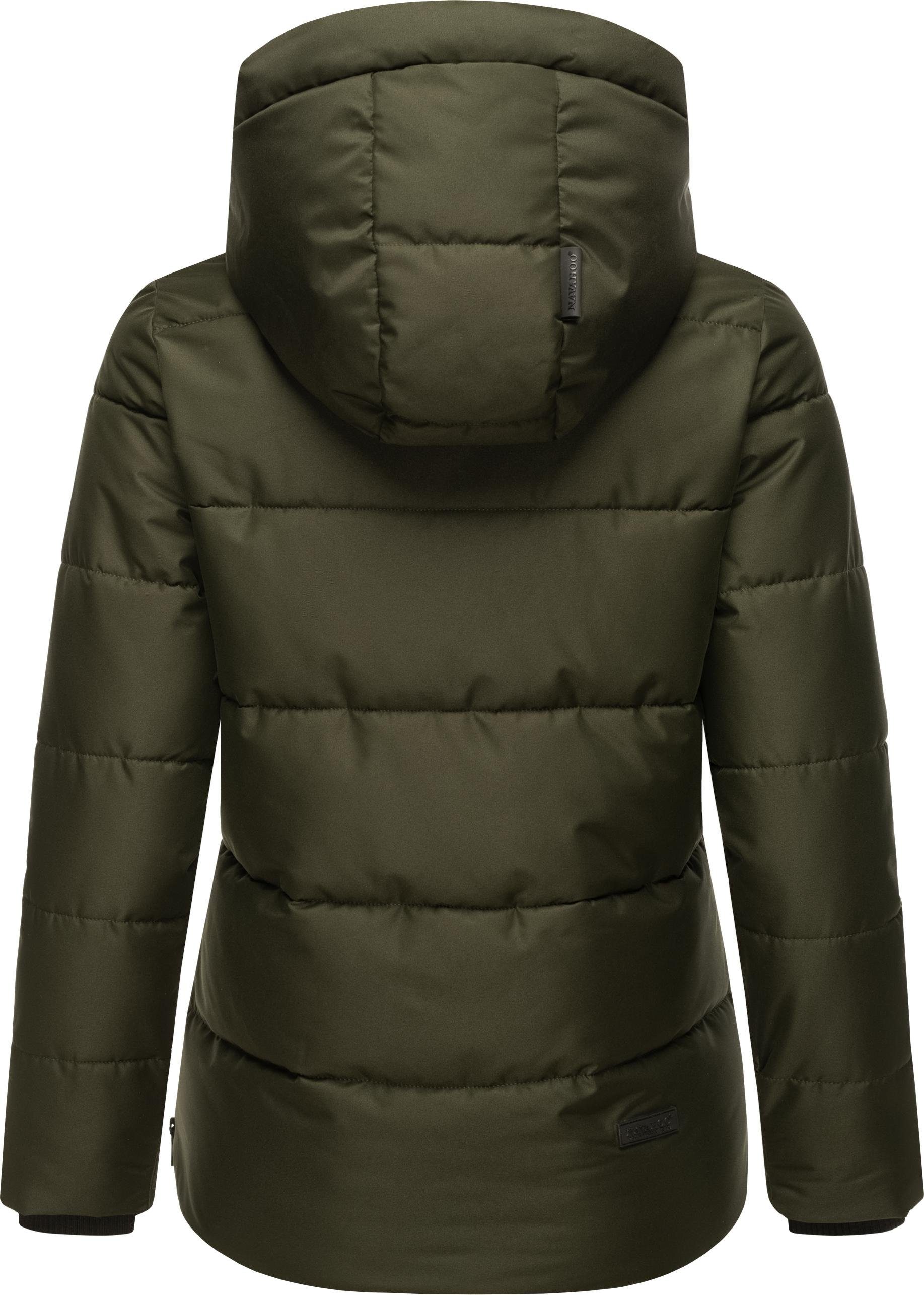 Navahoo Steppjacke Krümelein stylische Damen Winterjacke mit dezenter Steppung