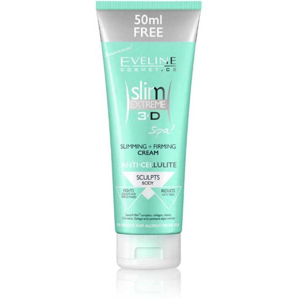 Eveline Cosmetics Körperpflegemittel Slim Extreme 3D Schlankheit+straffende Anti-Cellulite-Creme 250 ml
