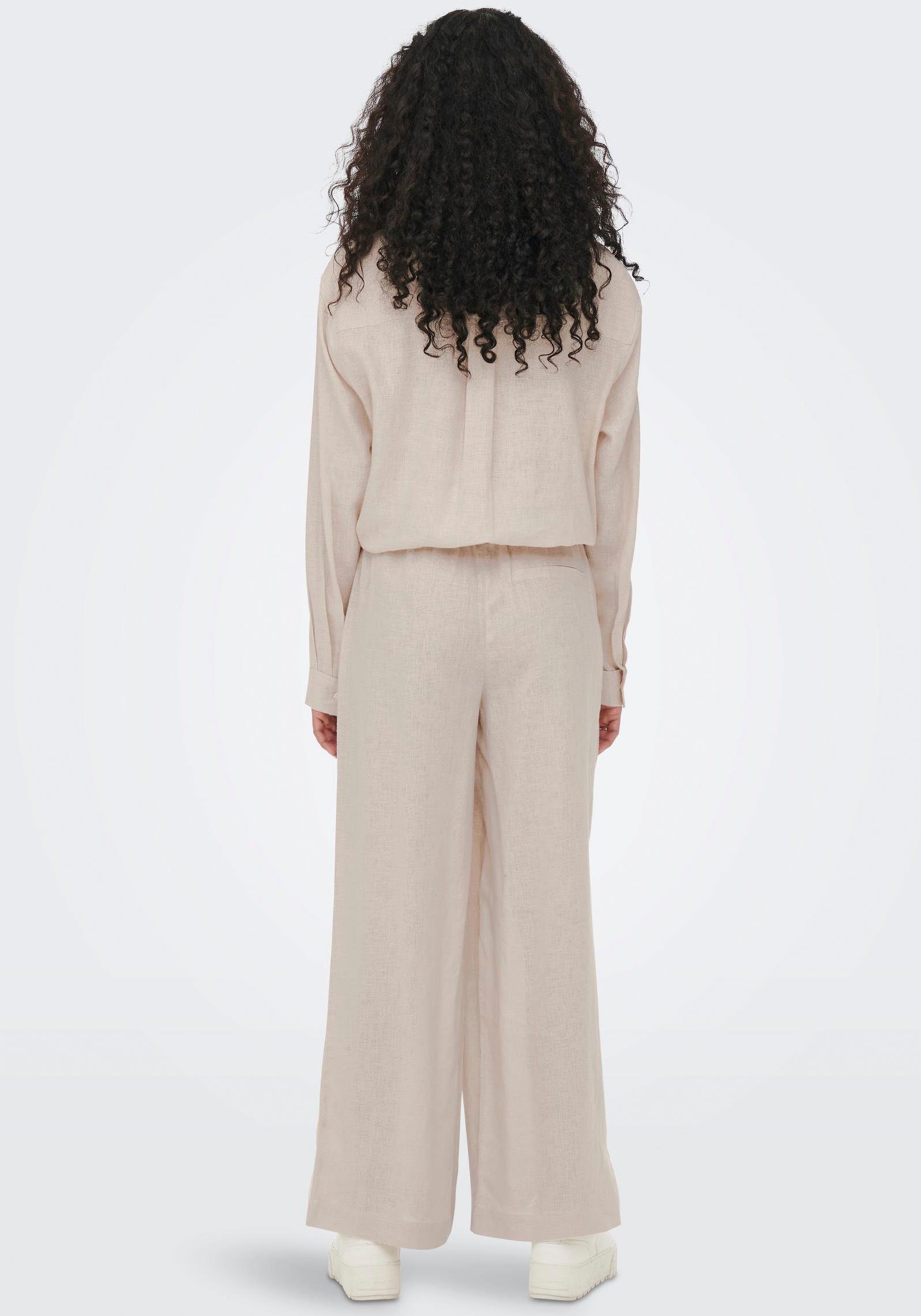 ONLY Schlupfhose ONLTOKYO – Sommerhose mit Leinen und elastischem Bund gera günstig online kaufen