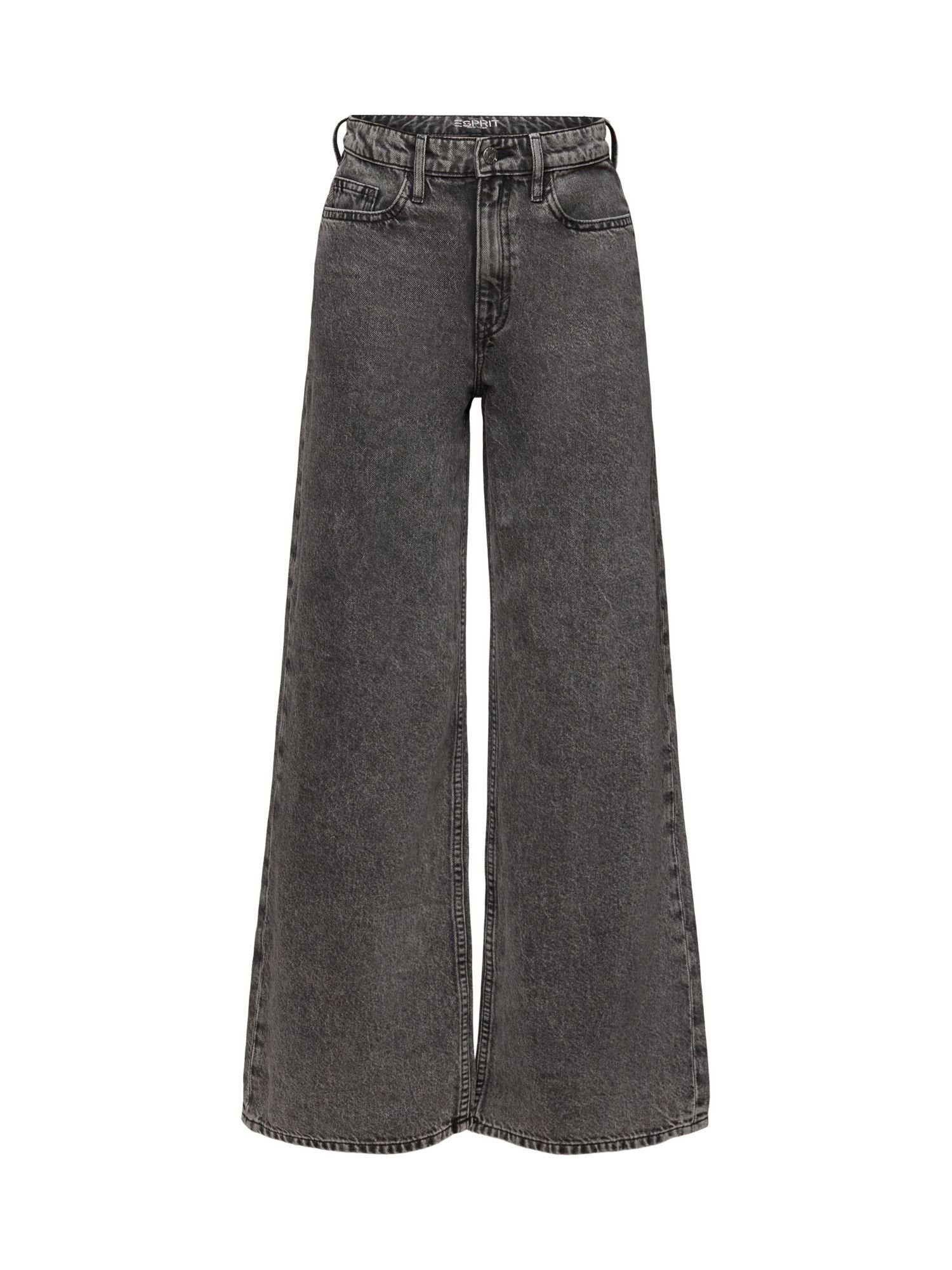 weitem Retro-Jeans Bein, Denimqualität Stretchanteil zusätzlichem mit Bund und mit Weite nachhaltiger hohem Baumwolle Esprit aus Jeans