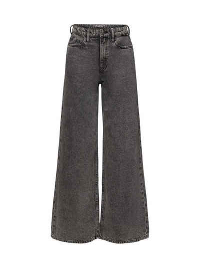 Esprit Weite Jeans Retro-Jeans mit hohem Bund und weitem Bein