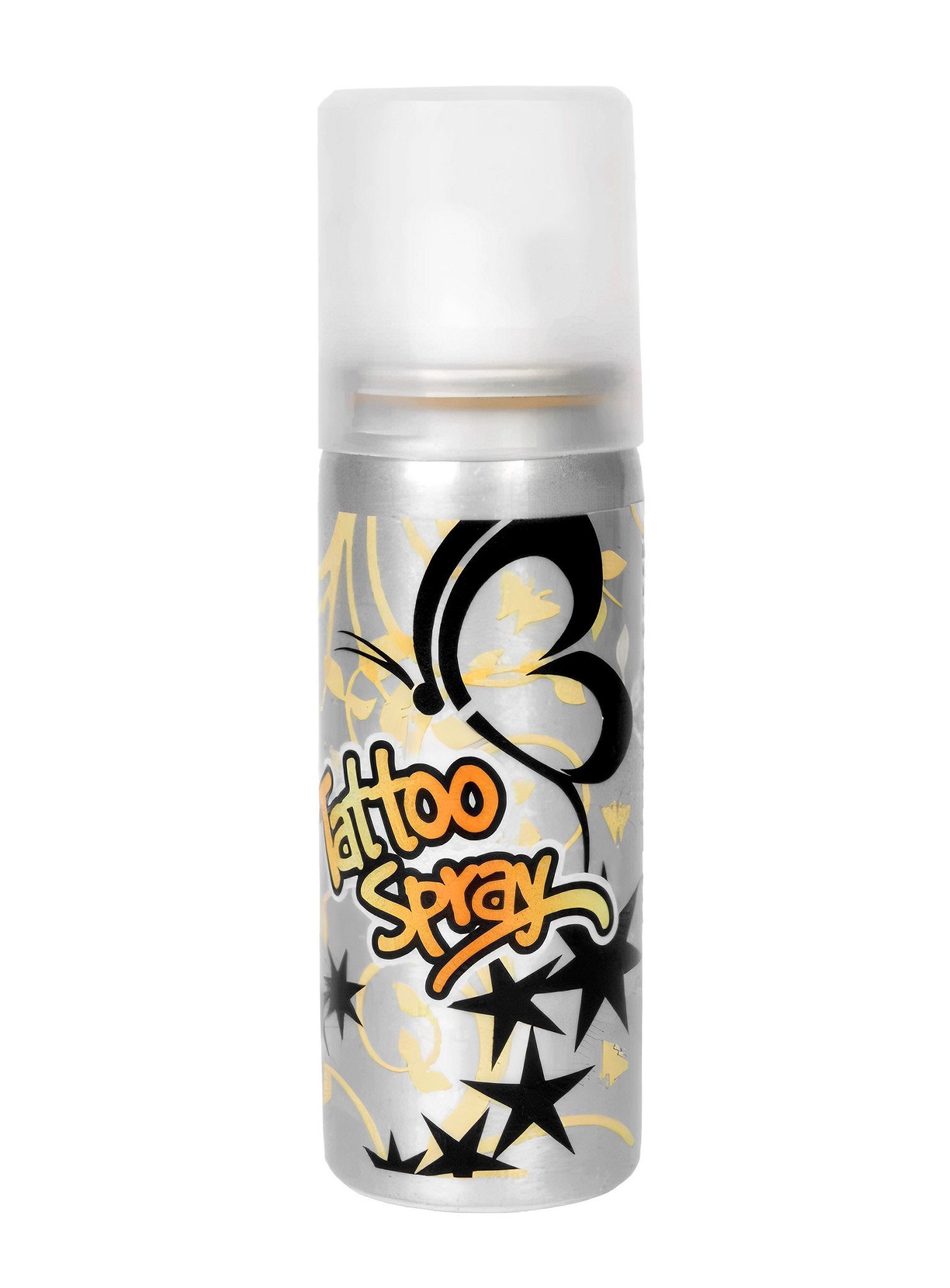 Metamorph Theaterschminke Tattoo Spray Gold, Sprühtattoo, einfach in der Anwendung, bringt tolle Ergebnisse