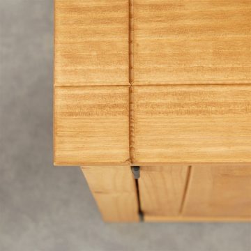 CARO-Möbel Kommode, Sideboard CANCUN - Kiefer Holz, 3-Türen, Wohnzimmer, Vielseitig
