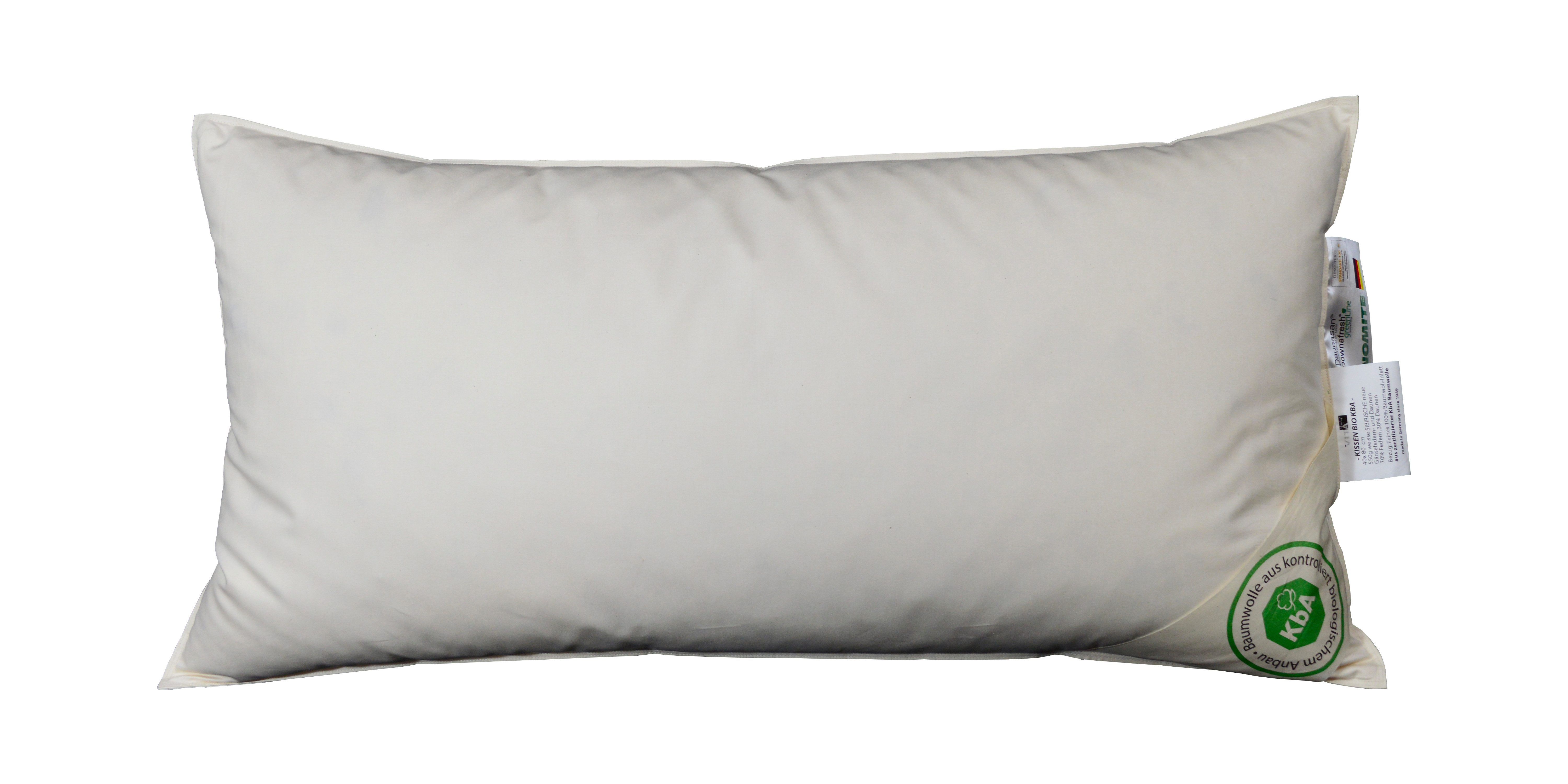 Vitaschlaf Gänsedaunenkopfkissen Vitaschlaf® Daunenkissen 100% Gänsedaune, günstig online kaufen