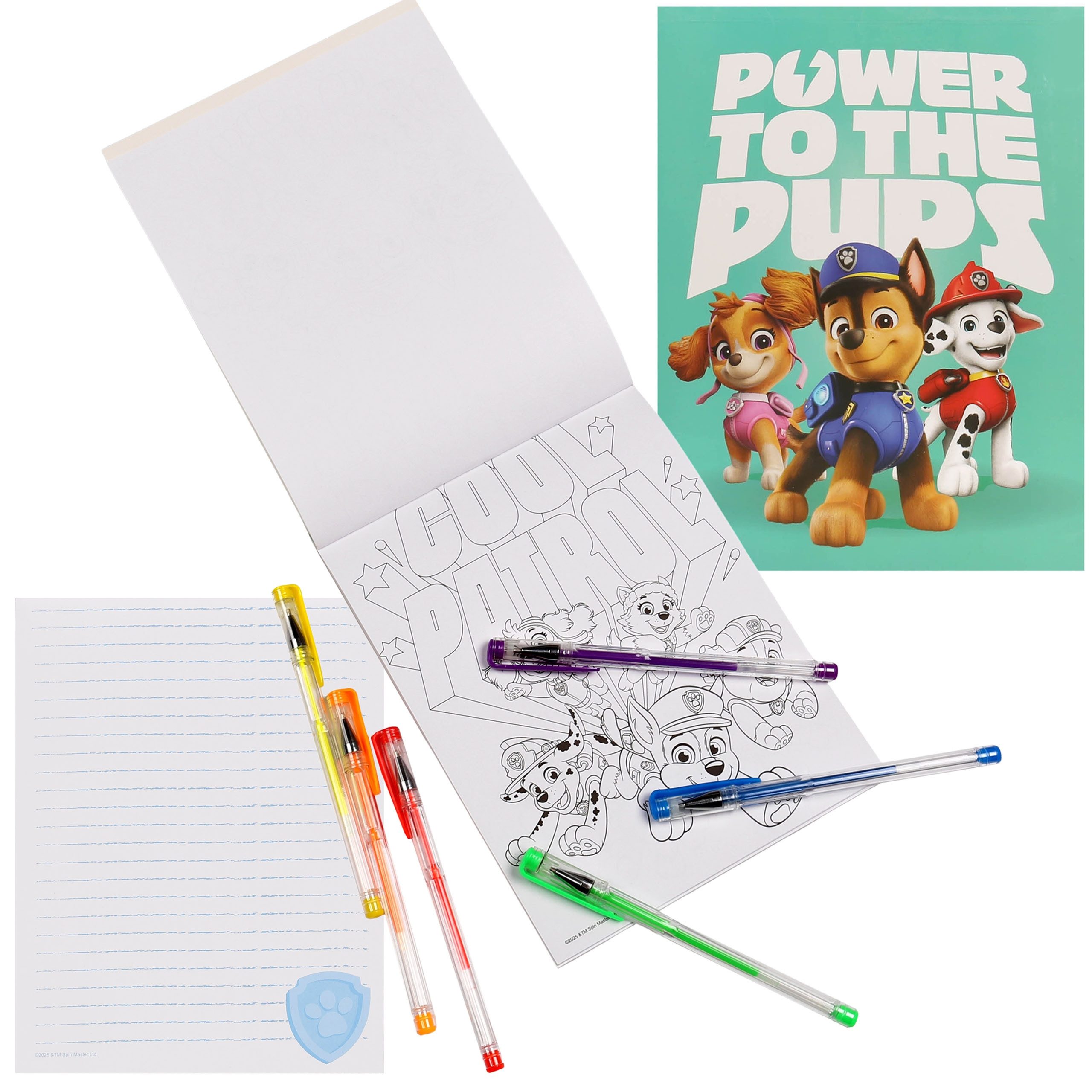 PAW PATROL Malvorlage Paw Patrol Kreativset Kinder Malset Gelstifte Zeichenset Geschenk