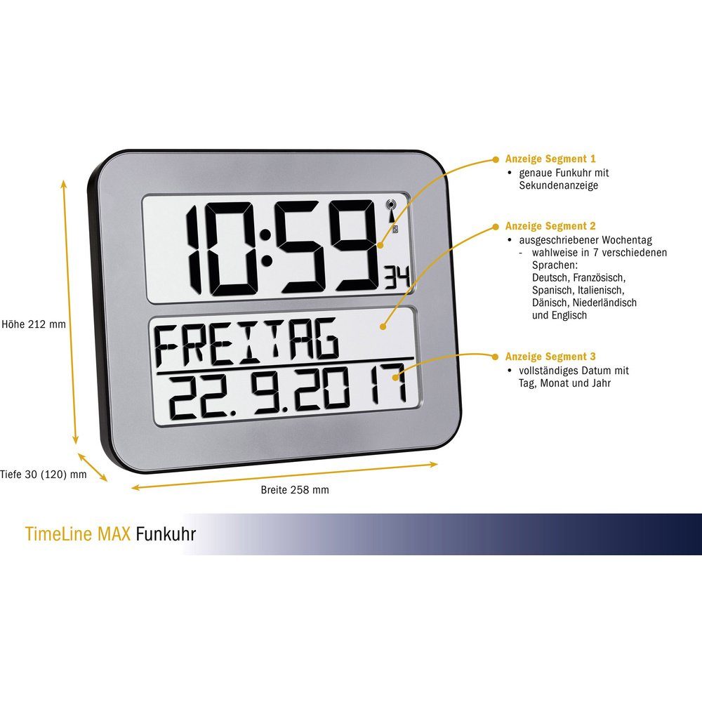 TFA Dostmann Wanduhr TFA Dostmann 60.4512.54 günstig online kaufen