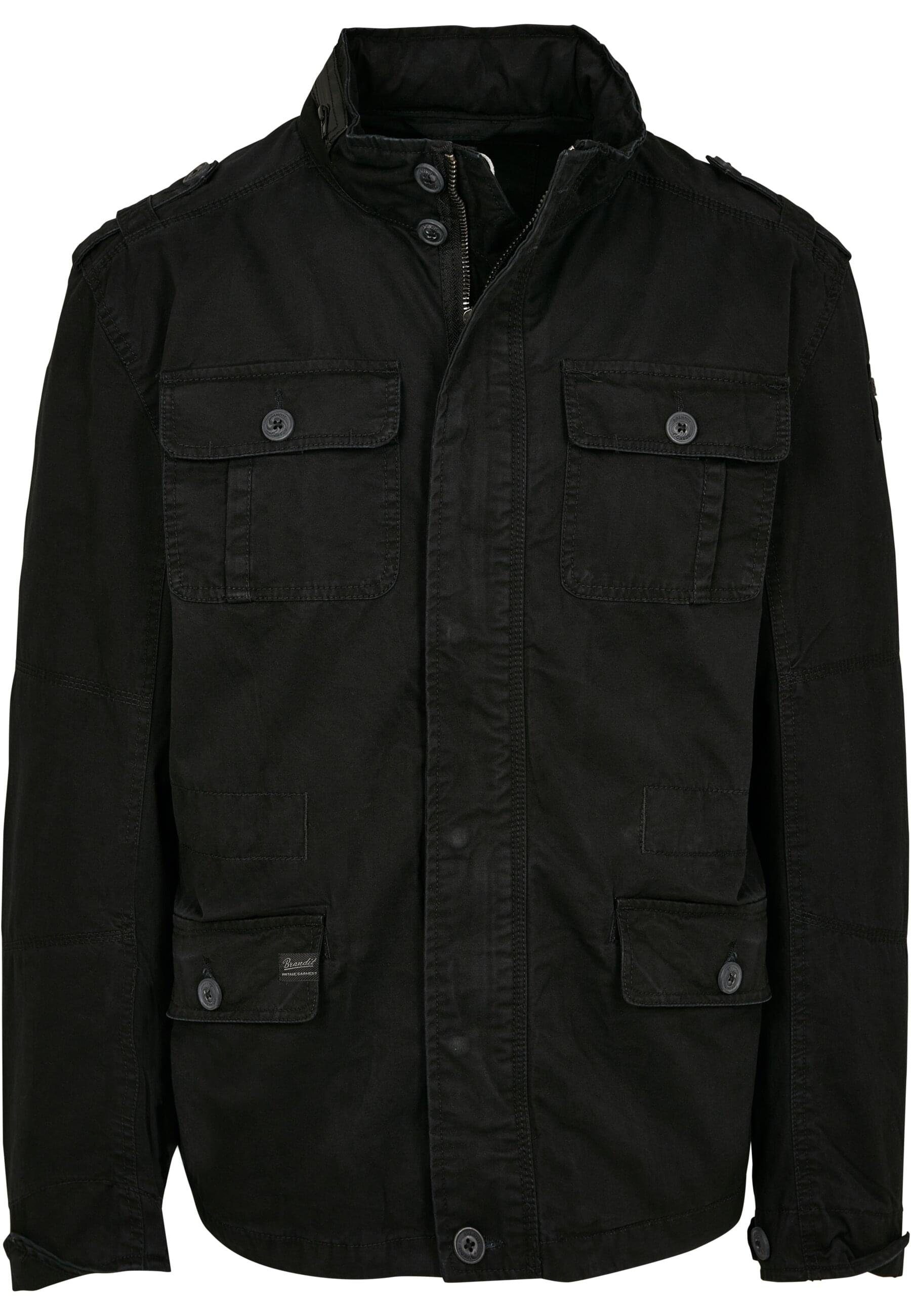 Brandit Outdoorjacke Herren Britannia Jacket black (1-St)