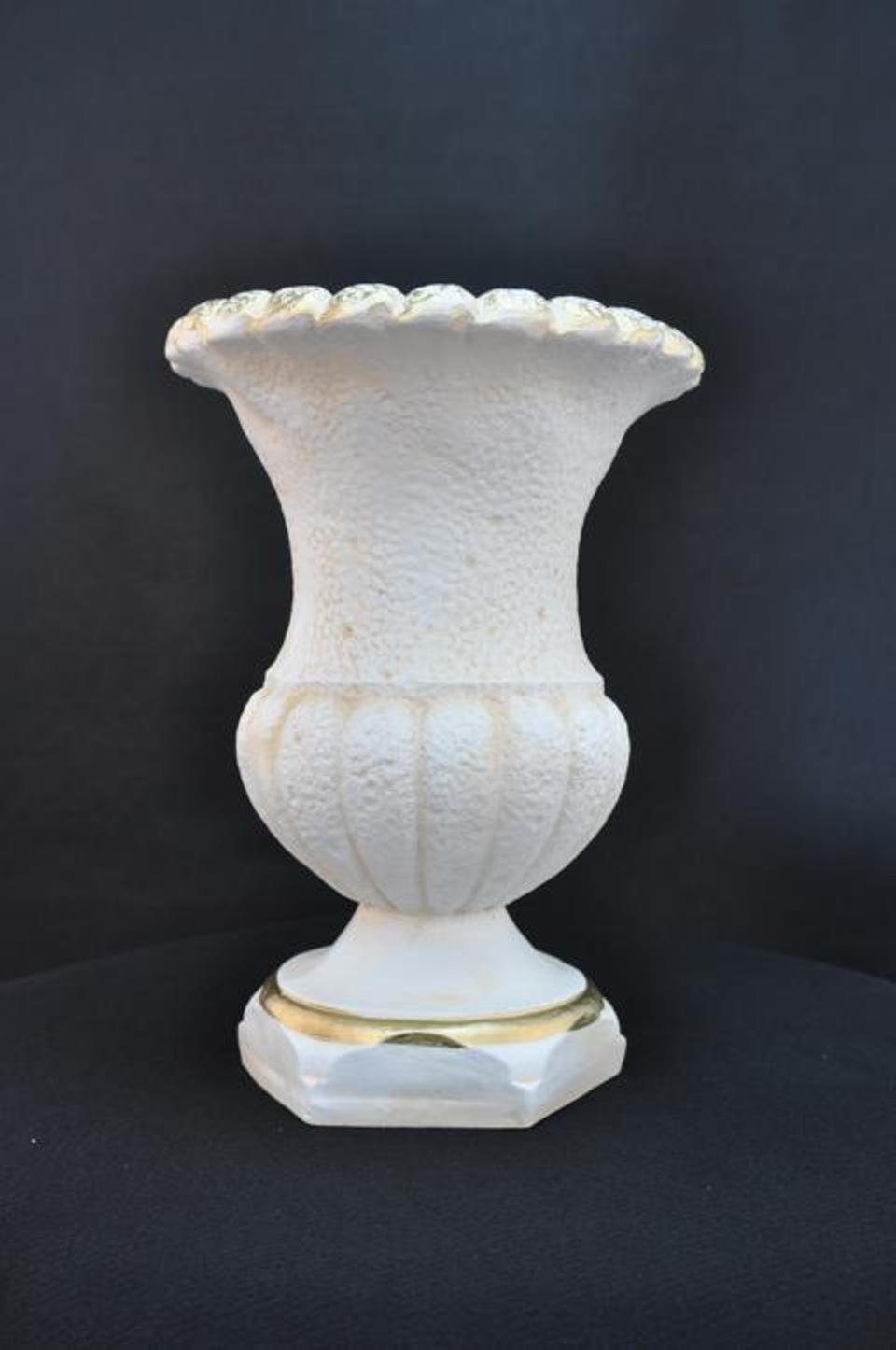 Vasen Deko 40cm Design Skulptur Antik Vase Raum Blumen Boden JVmoebel Stil XXL Topf