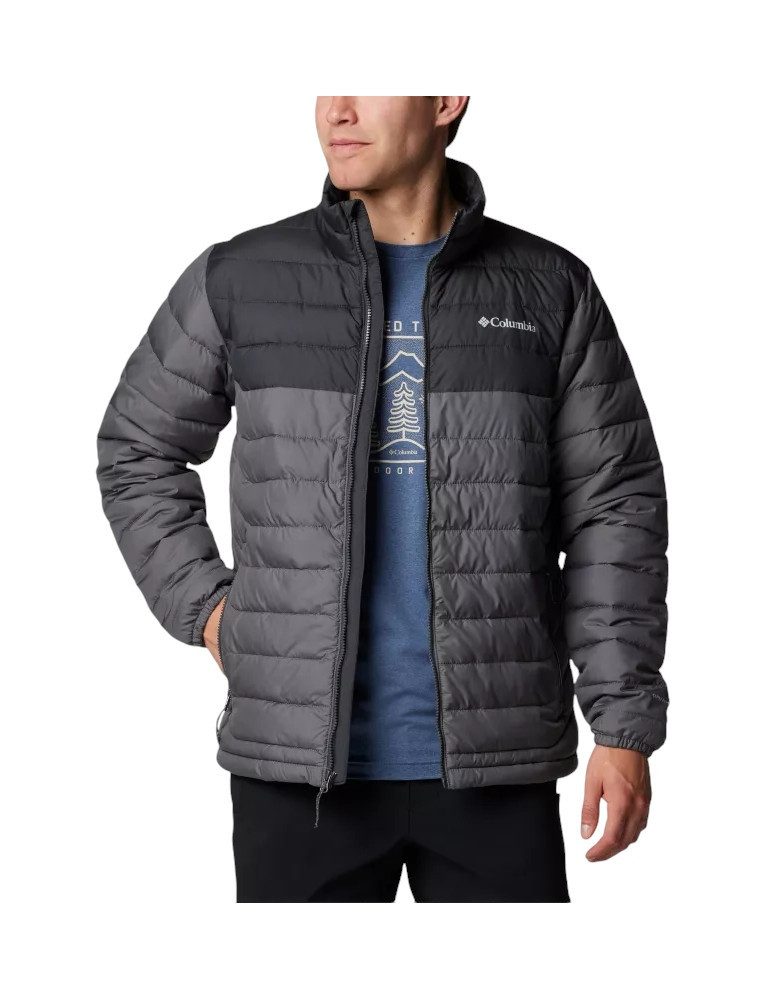 Columbia Funktionsjacke Steppjacke Powder Lite II (Omni-Heat™ Thermosystem) grau Herren