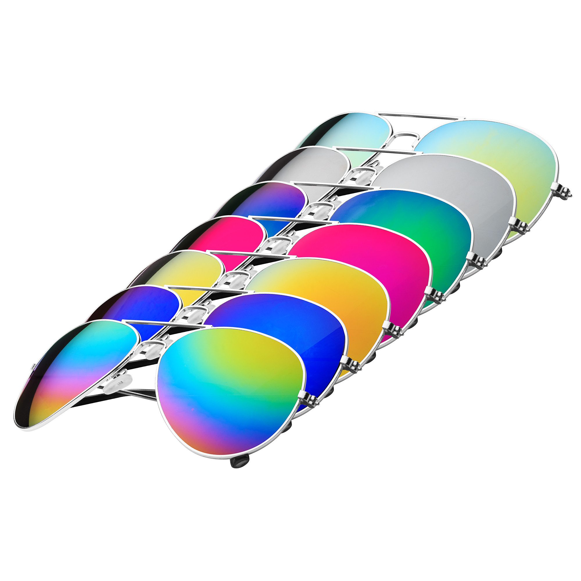 Taffstyle Pilotenbrille Sonnenbrille Spiegelbrille Pilotenbrille Fliegerbri günstig online kaufen