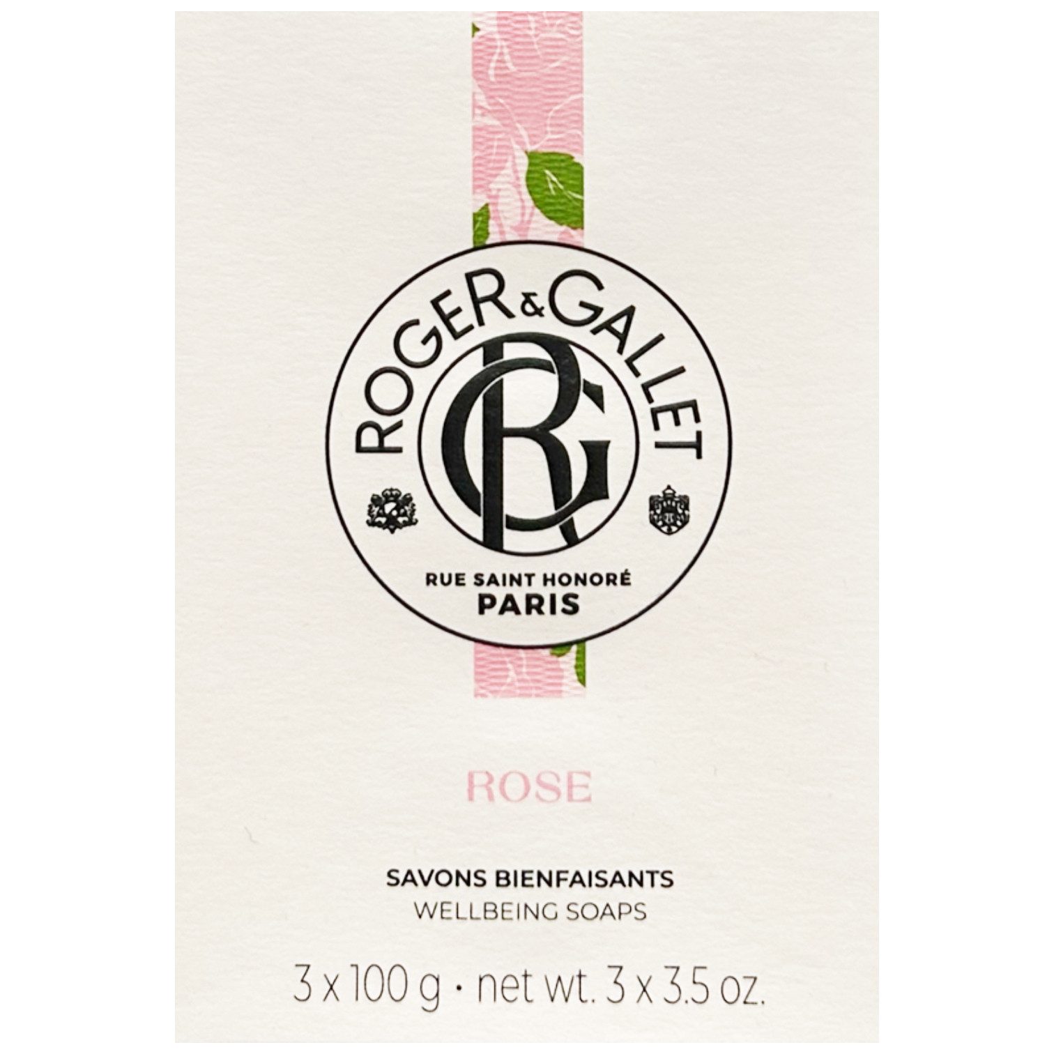 ROGER & GALLET Seifen-Set Rose Giftset - Soap Bar - 3x100gr