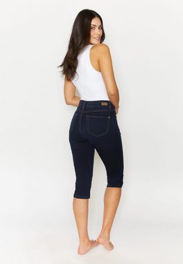 ANGELS Slim-fit-Jeans Jeans Anacapri mit Super Stretch Denim mit Label-Applikationen